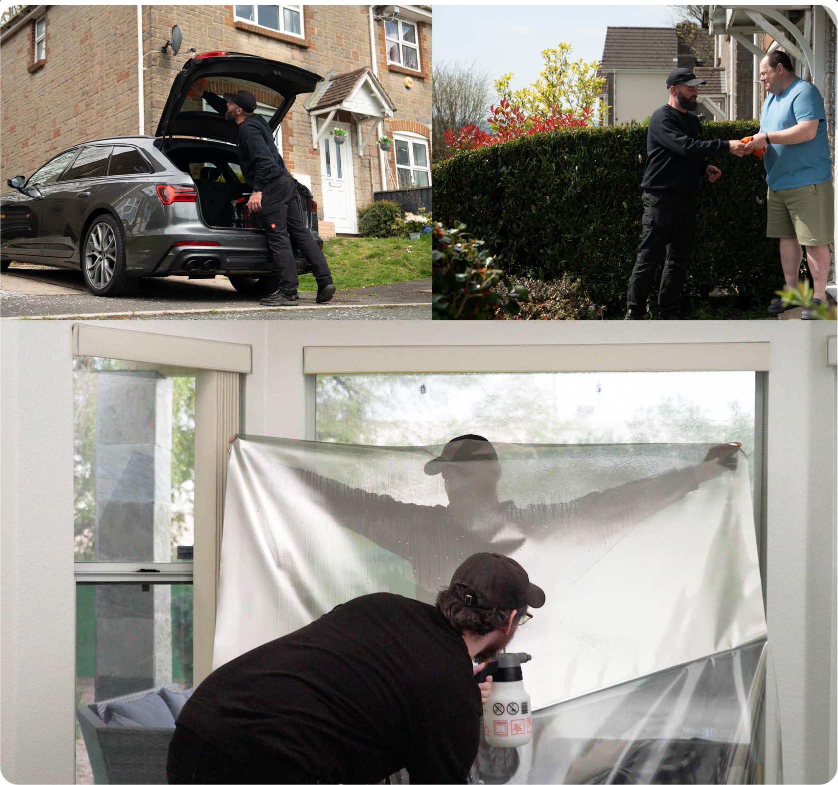 Home Window Film Expert Working in Hinckley