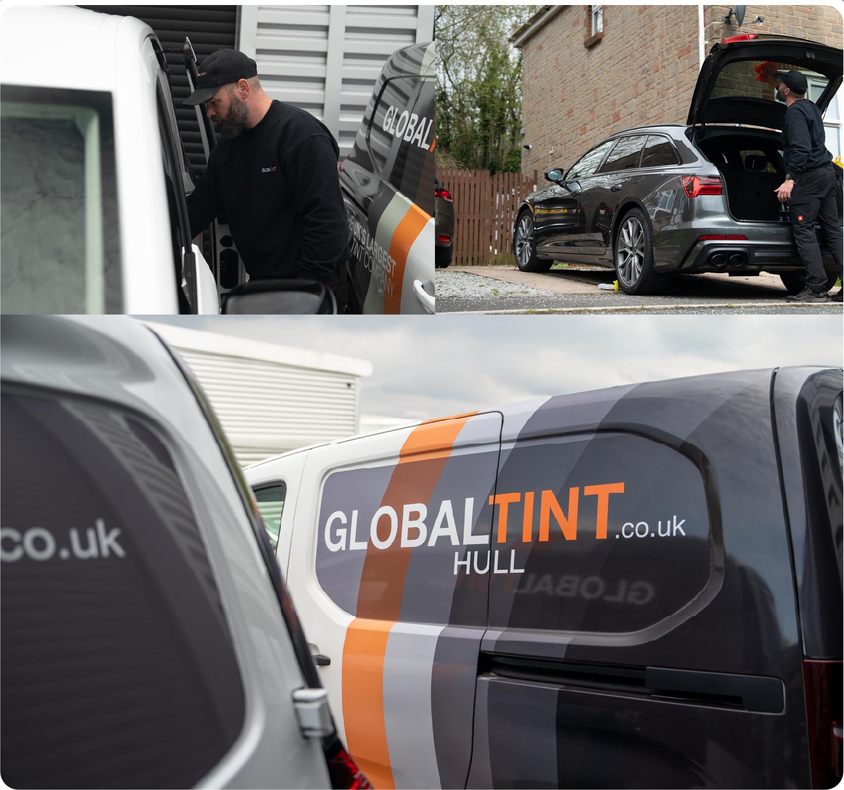Mobile Window Tinting Expert Working in Hull