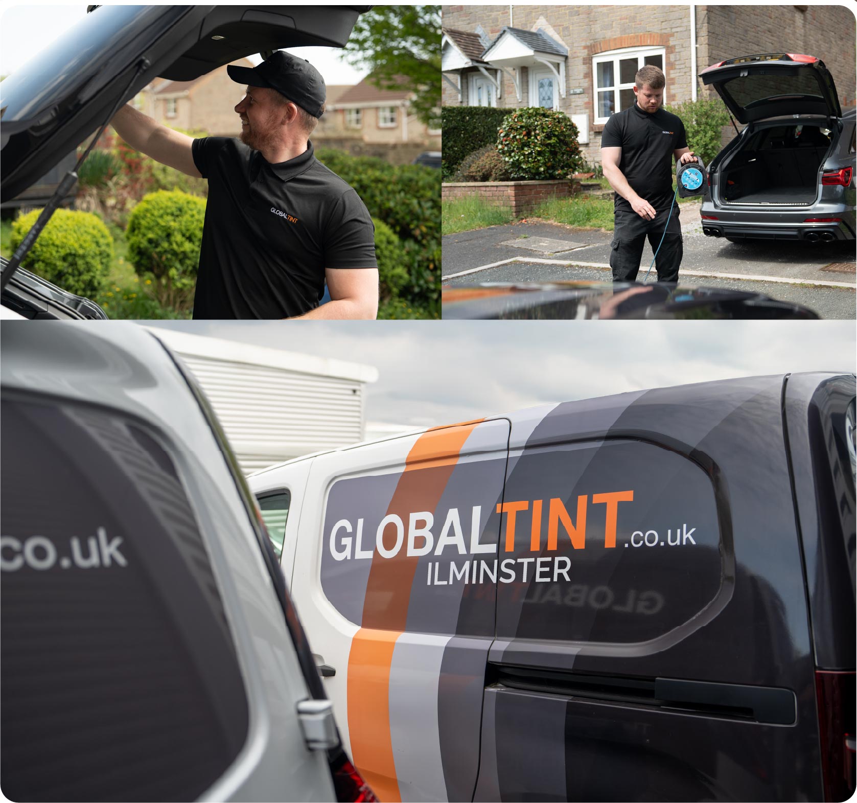 Mobile Window Tinting Expert Working in Ilminster