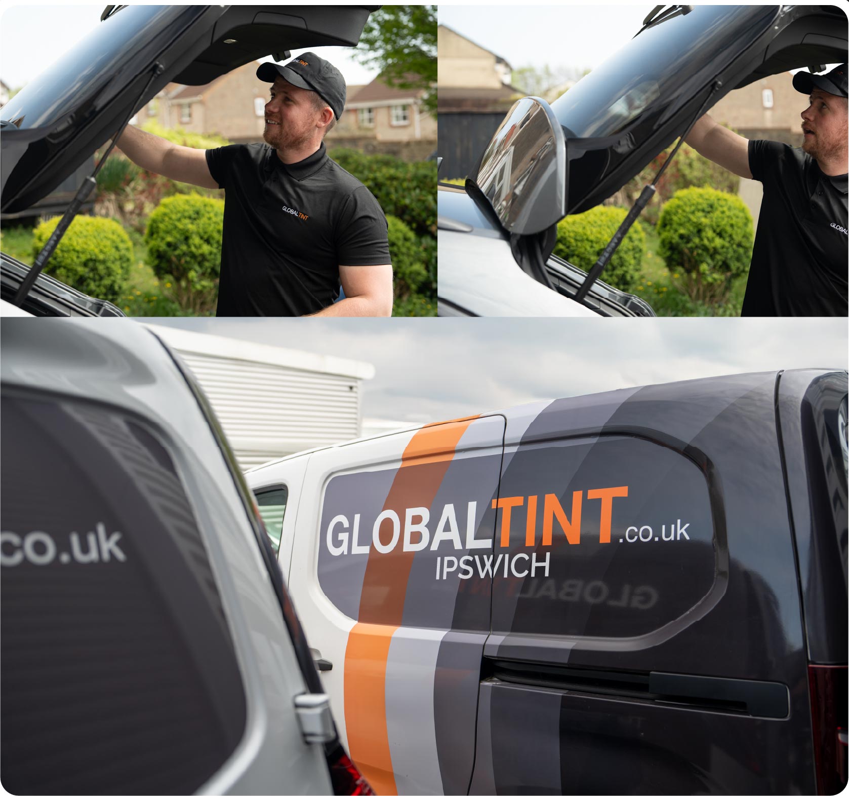 Mobile Window Tinting Expert Working in Ipswich