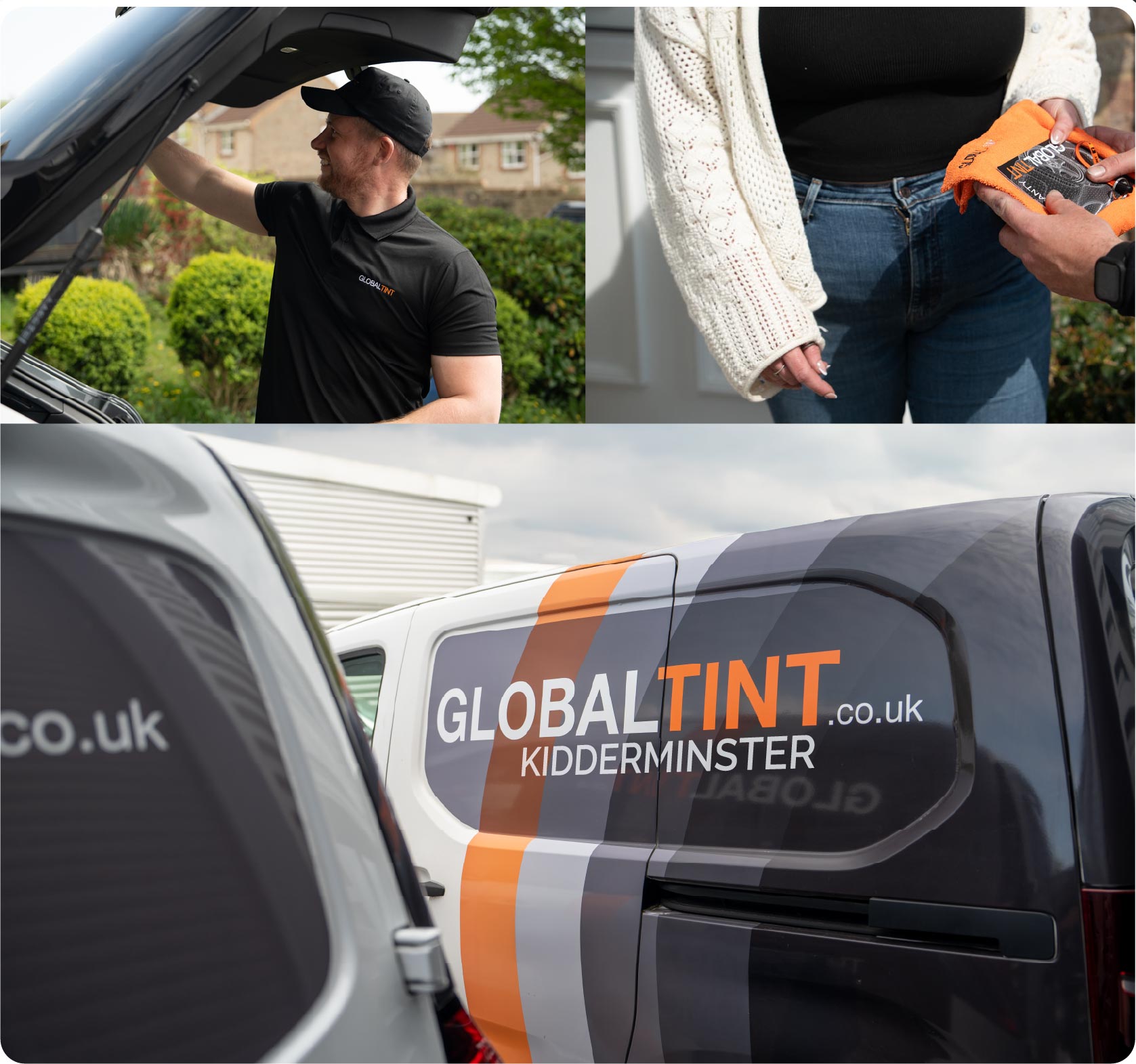 Mobile Window Tinting Expert Working in Kidderminster