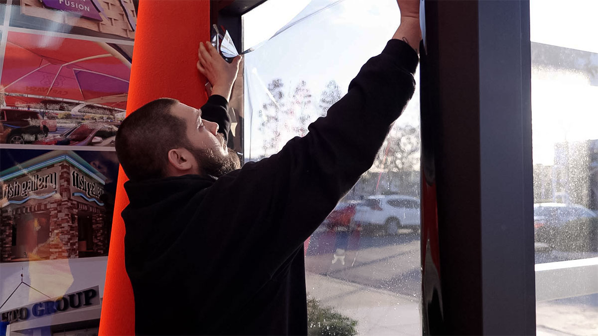 Mobile Tinting Technician from Kilmarnock Working On-Site