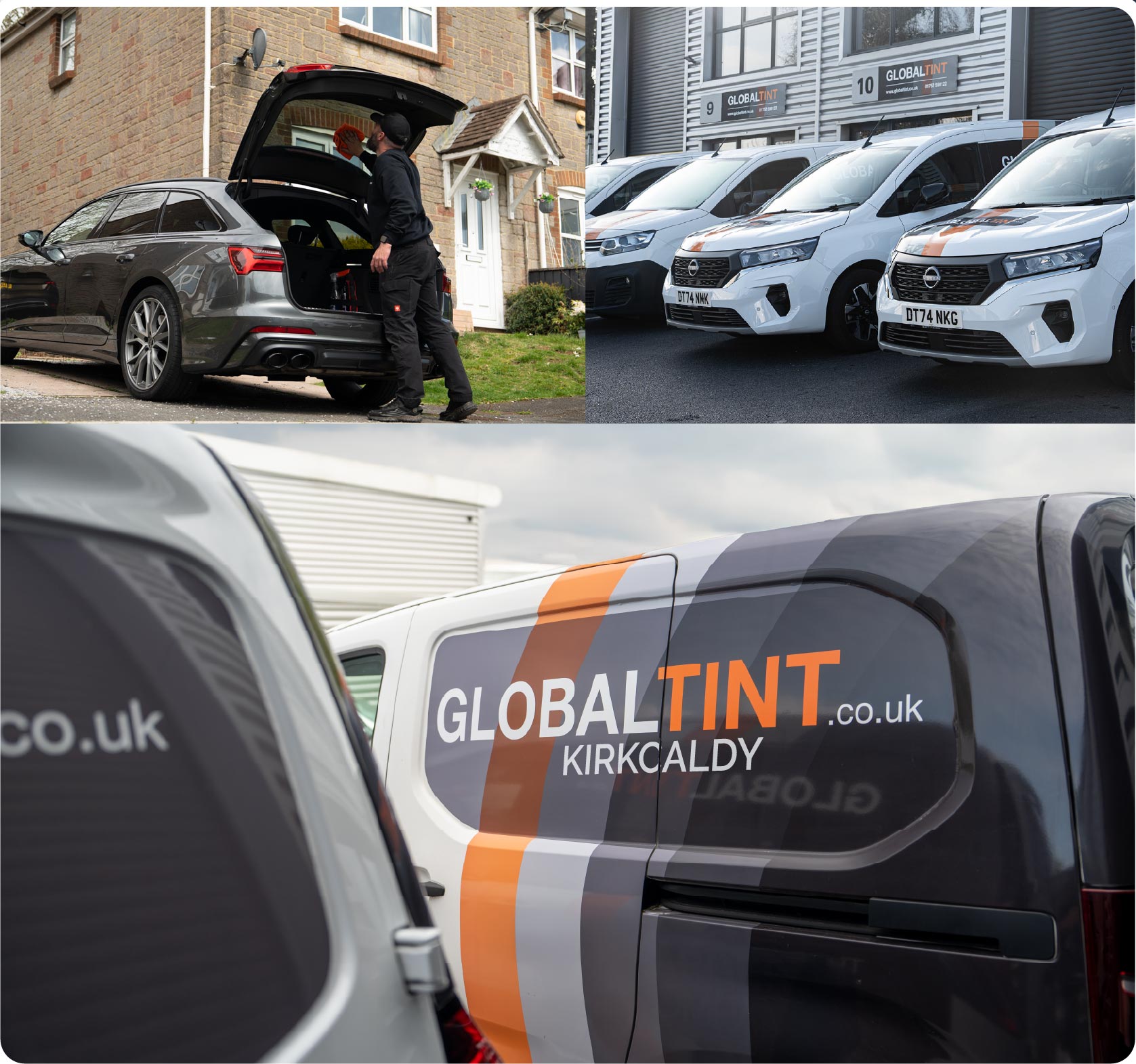 Mobile Window Tinting Expert Working in Kirkcaldy