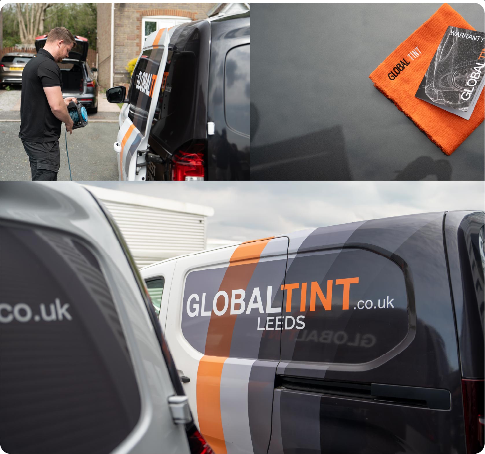 Mobile Window Tinting Expert Working in Leeds