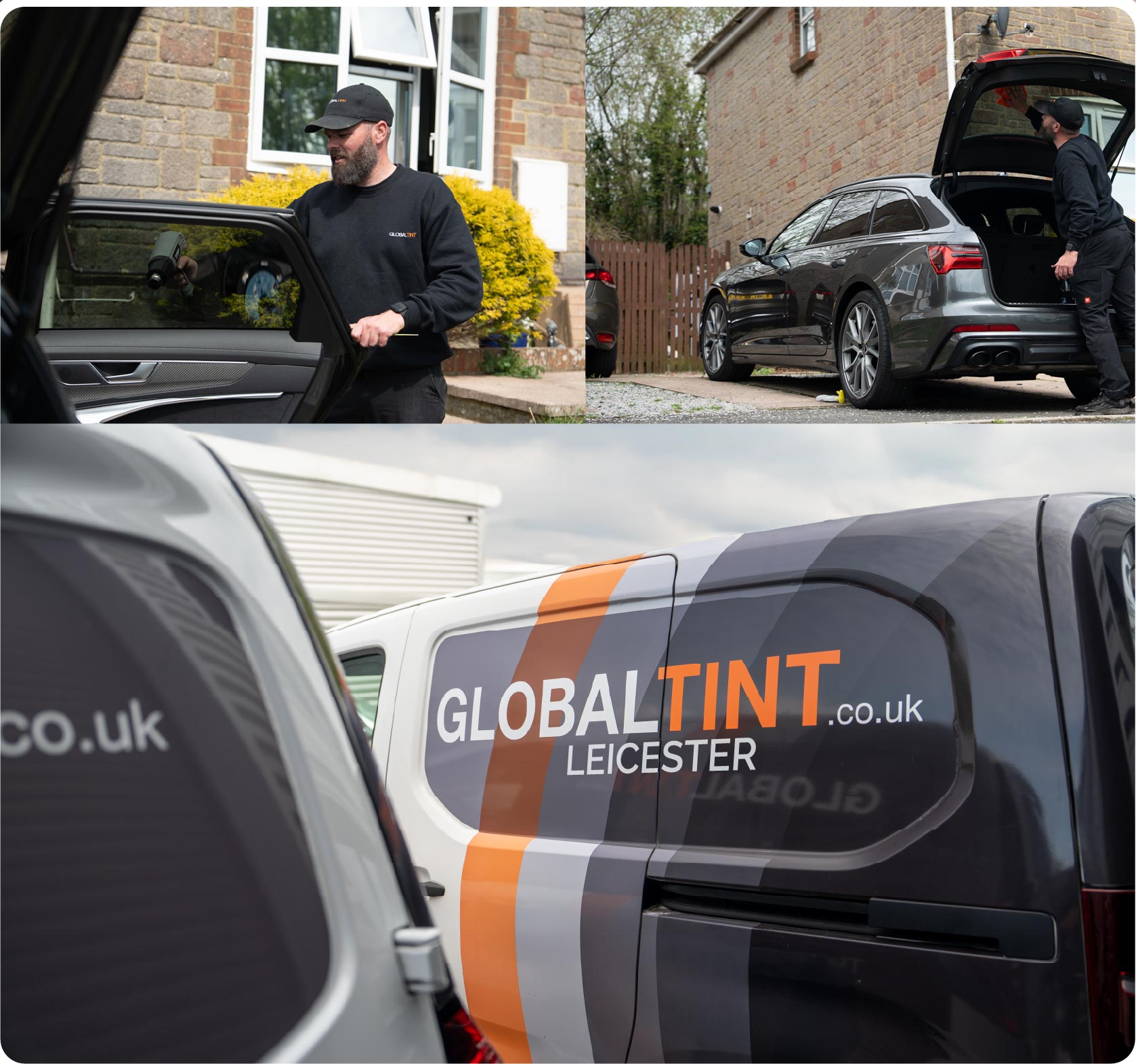 Mobile Window Tinting Expert Working in Leicester