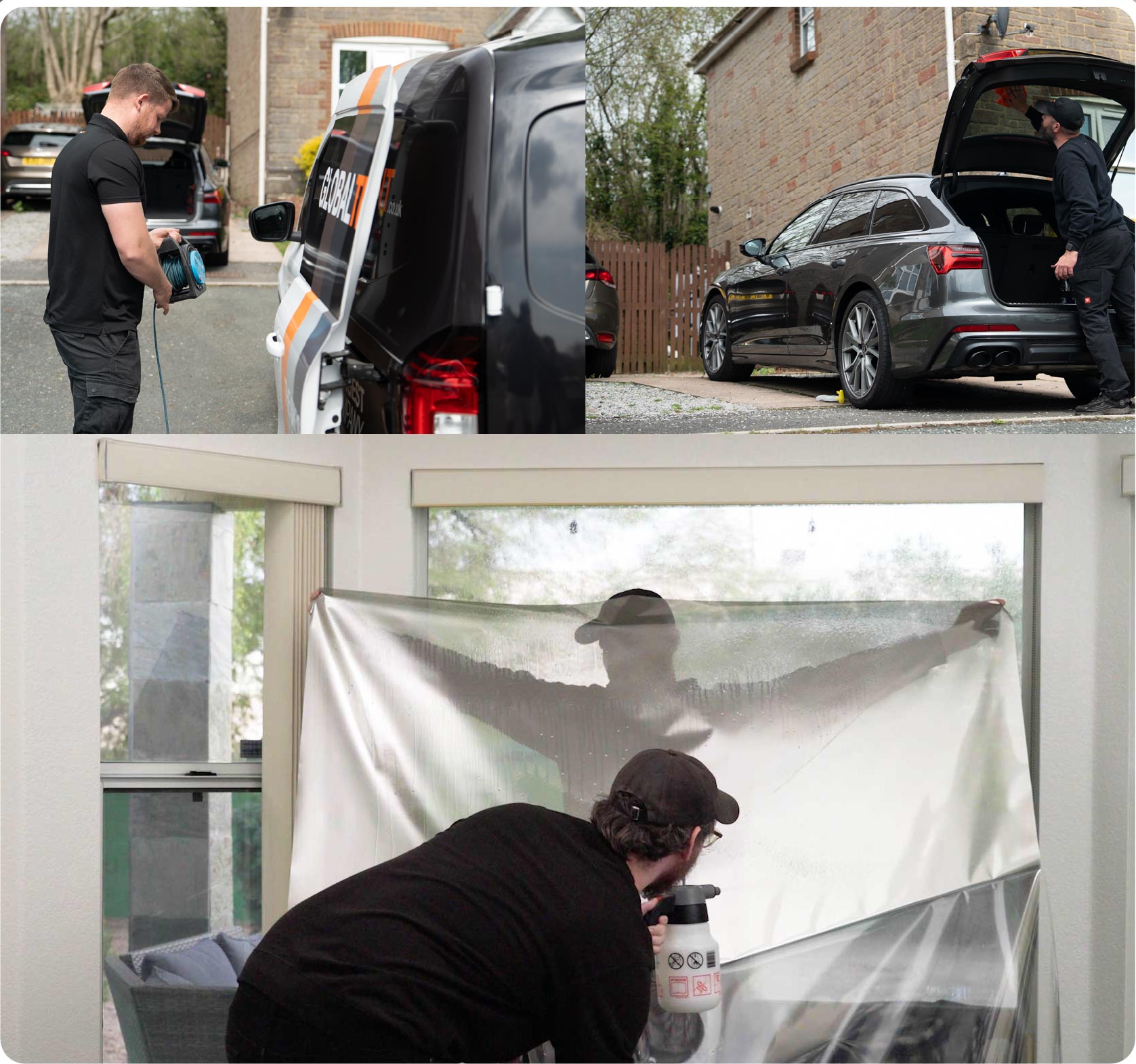 Home Window Film Expert Working in Leigh