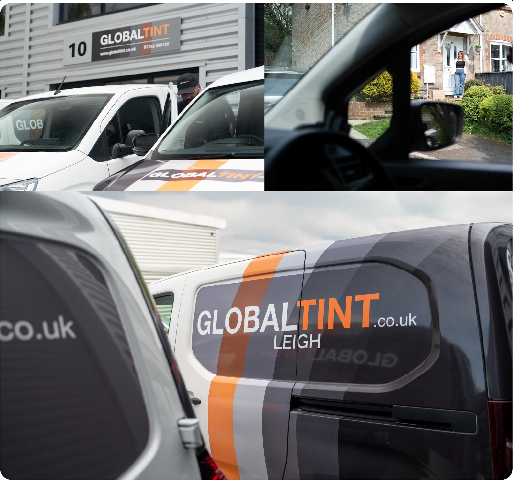 Mobile Window Tinting Expert Working in Leigh