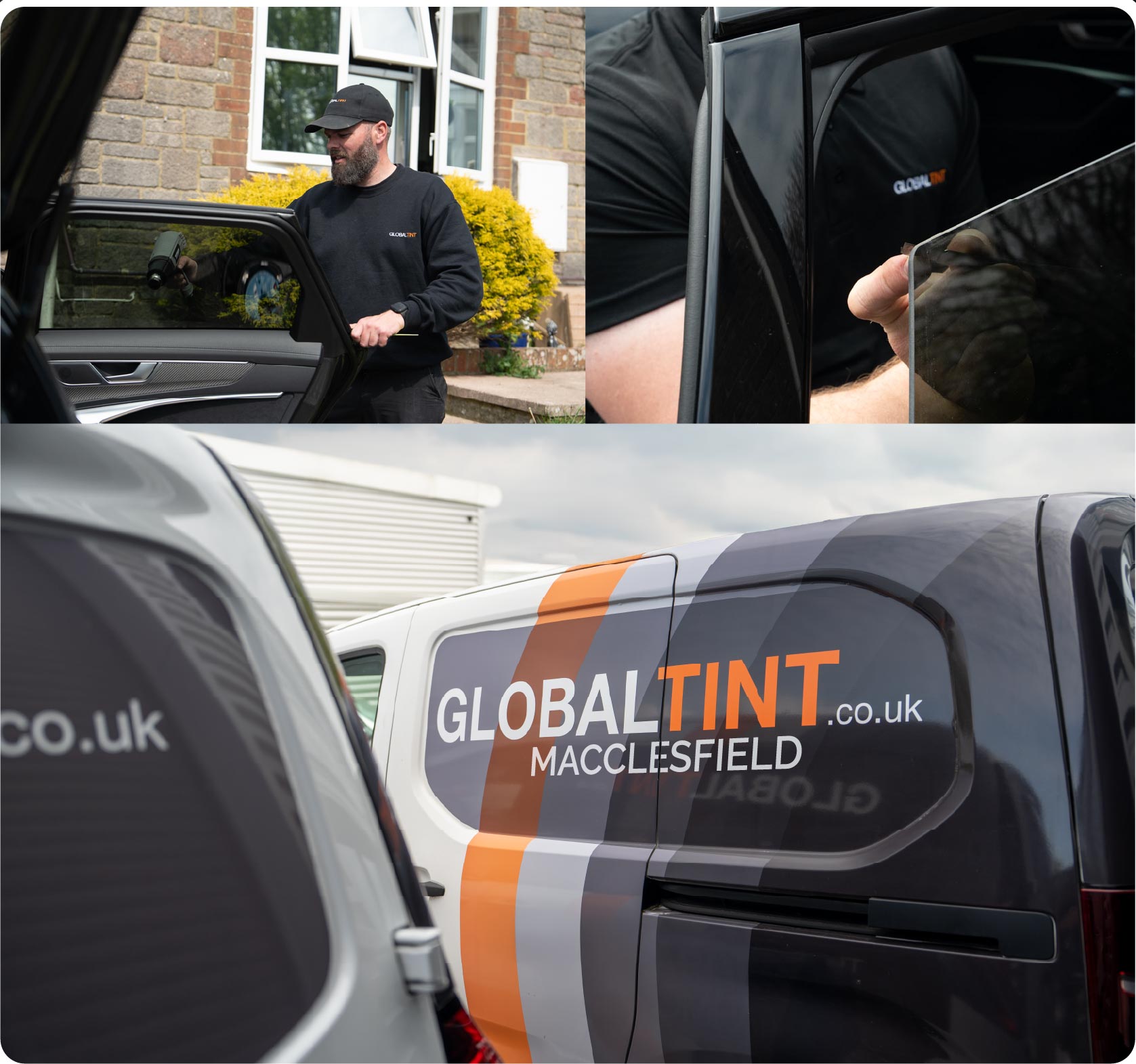 Mobile Window Tinting Expert Working in Macclesfield