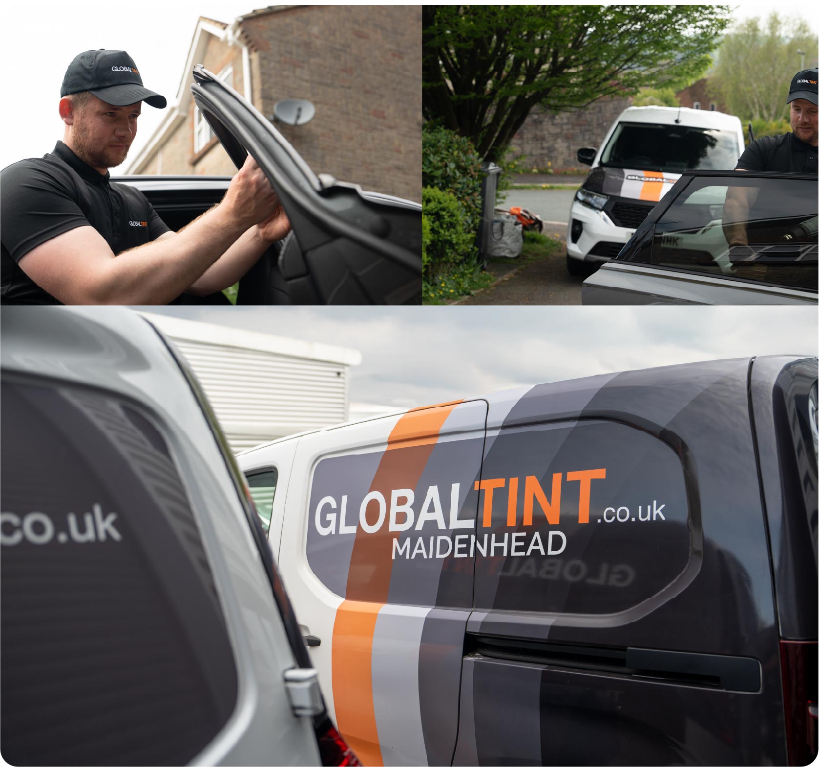 Mobile Window Tinting Expert Working in Maidenhead
