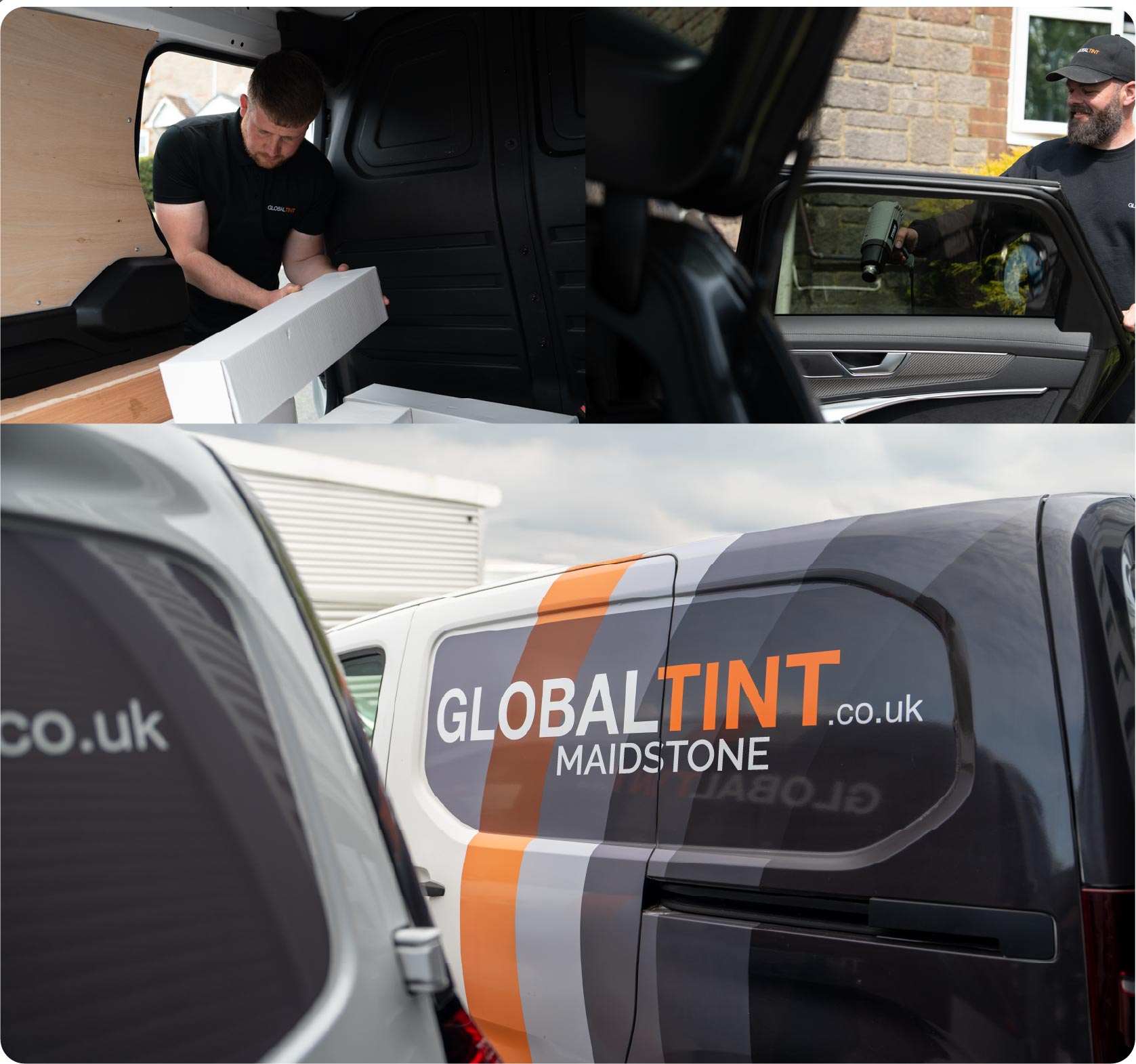 Mobile Window Tinting Expert Working in Maidstone