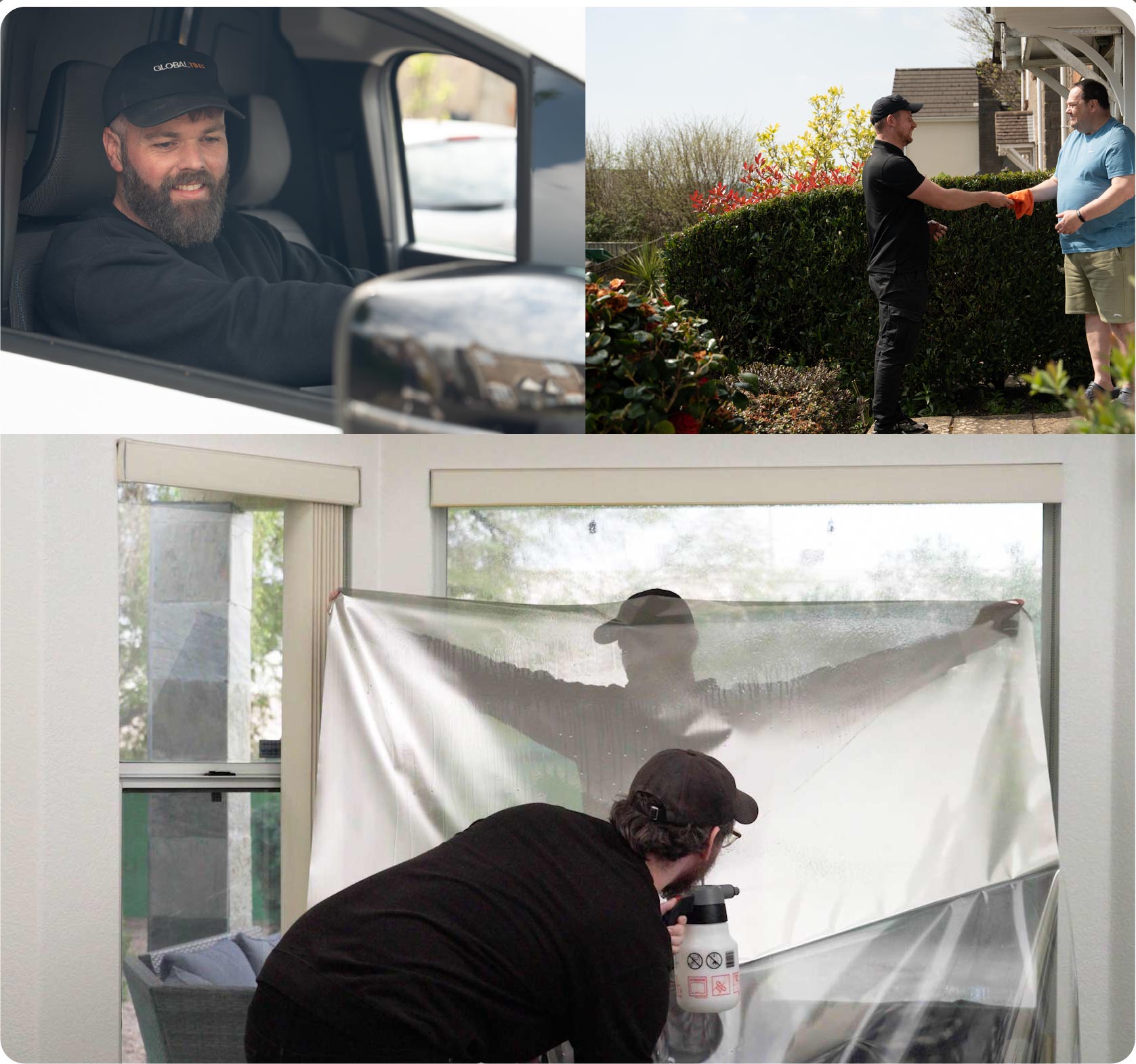 Home Window Film Expert Working in Matlock