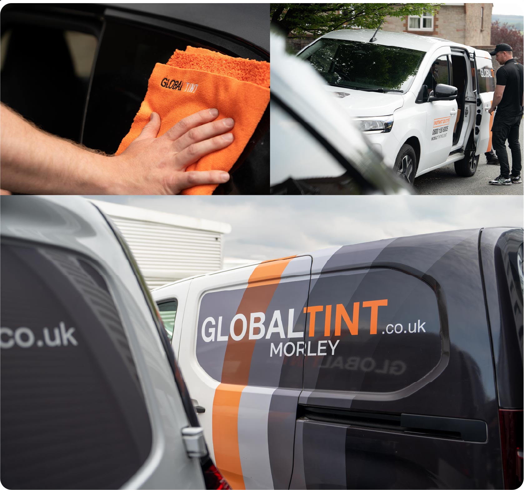 Mobile Window Tinting Expert Working in Morley
