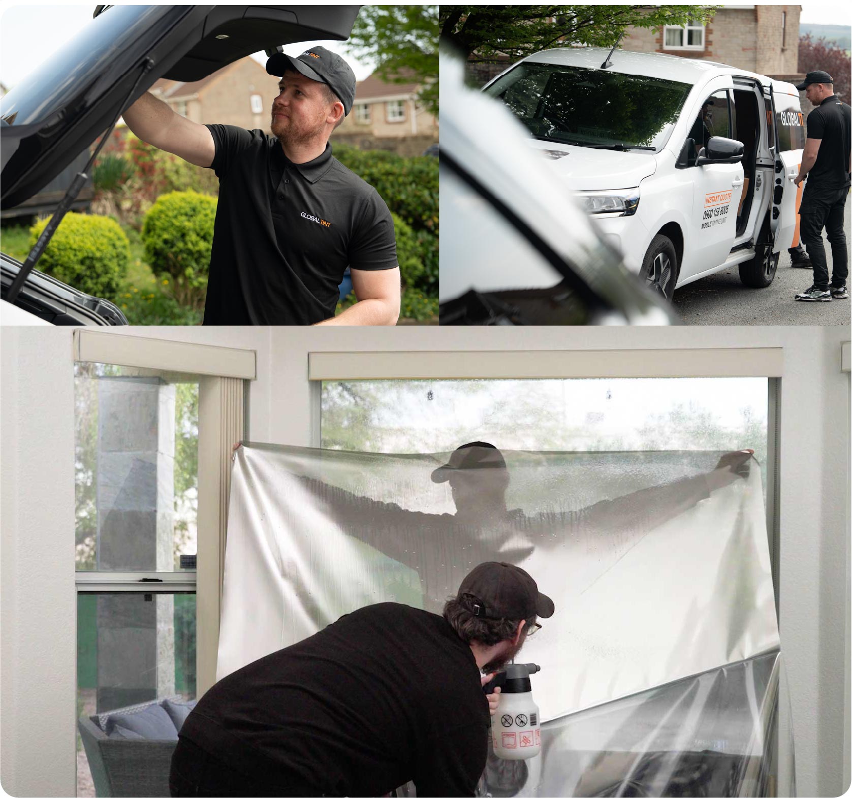Home Window Film Expert Working in Neath