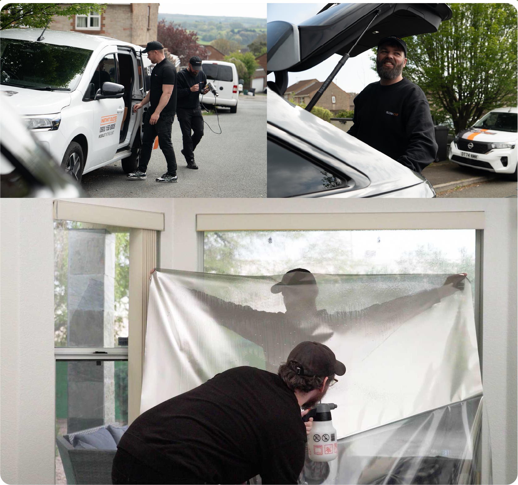 Home Window Film Expert Working in New Alresford