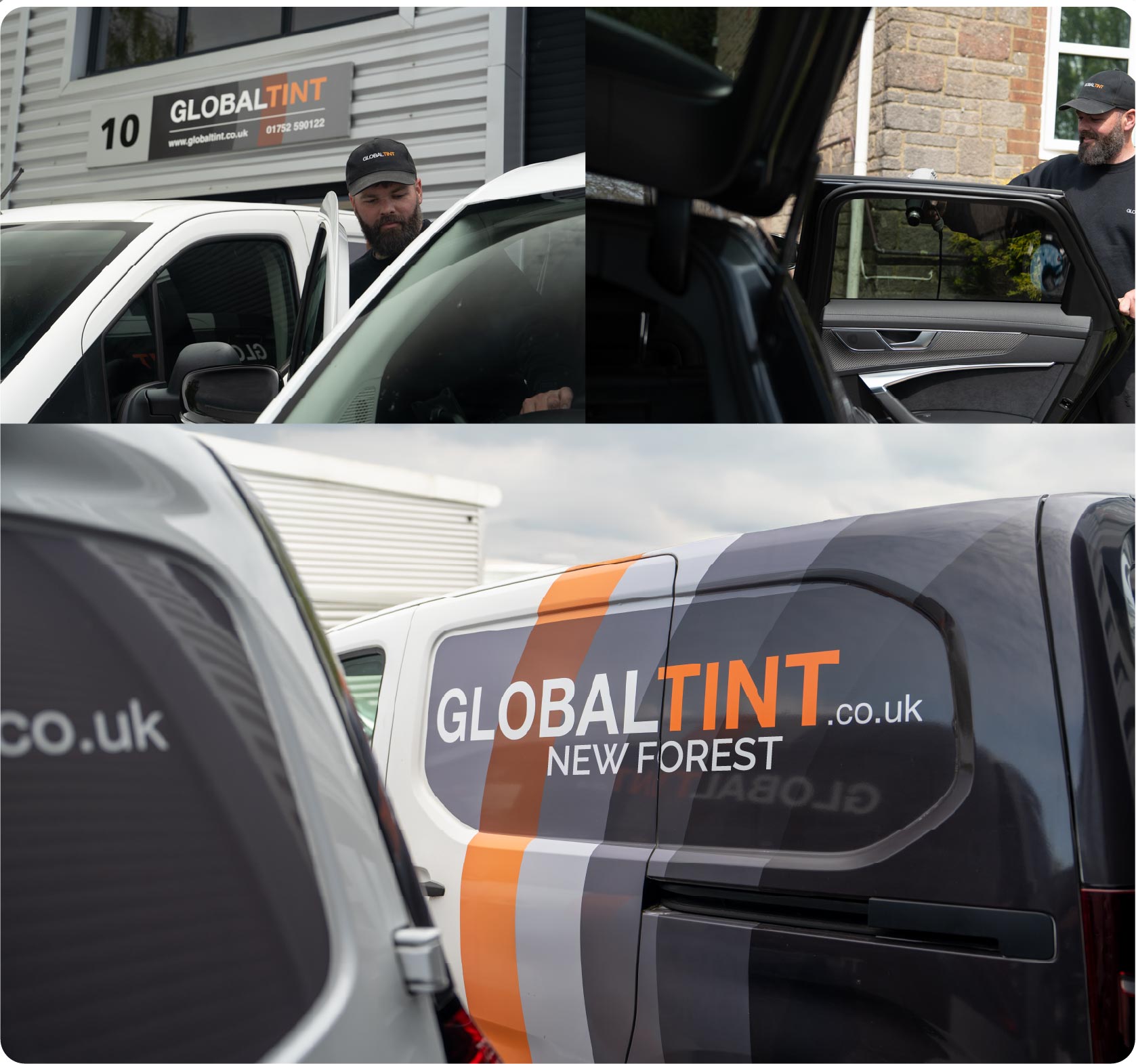 Mobile Window Tinting Expert Working in New Forest
