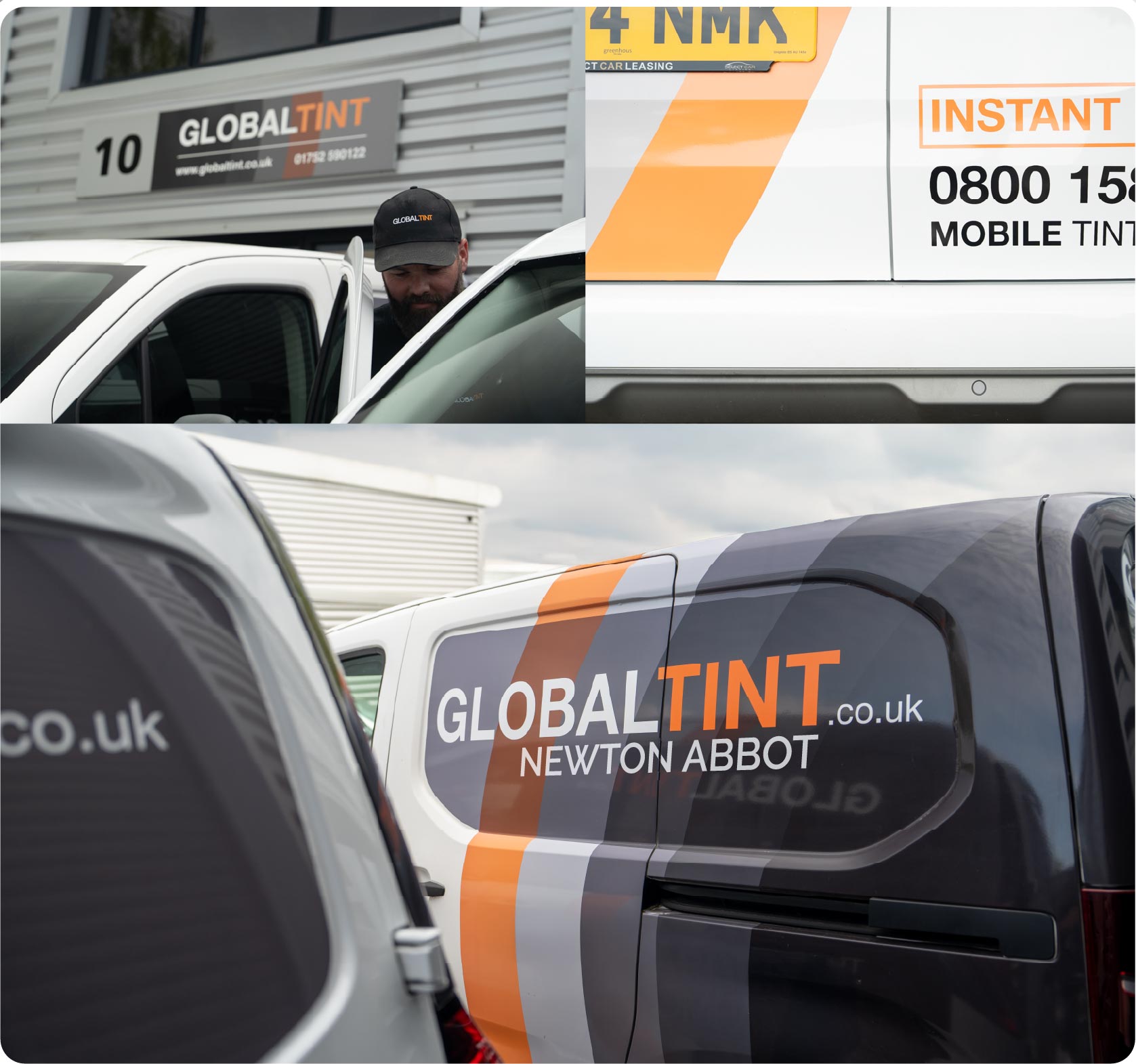 Mobile Window Tinting Expert Working in Newton Abbot