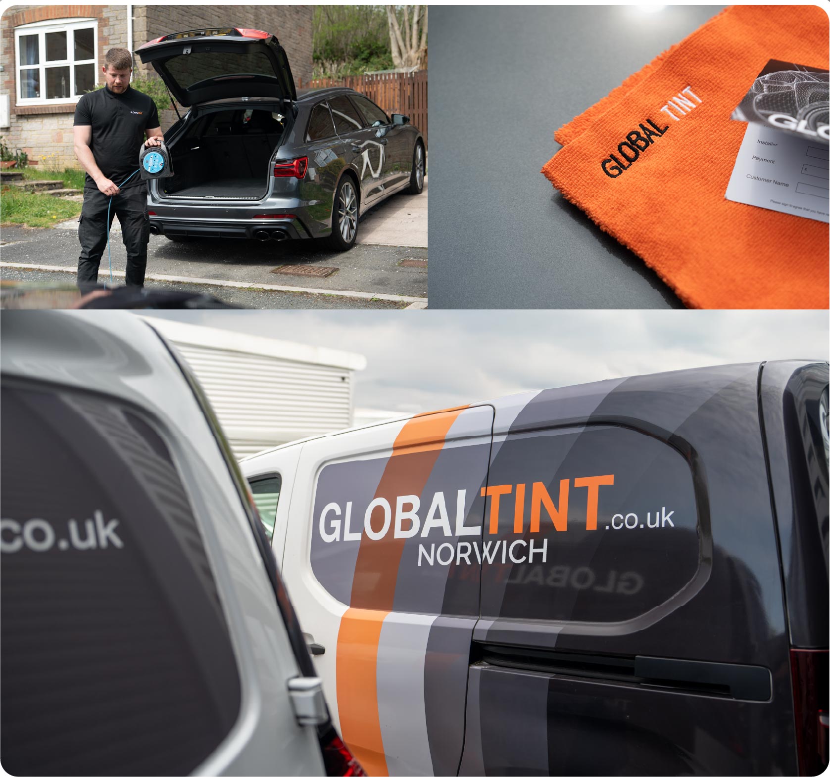 Mobile Window Tinting Expert Working in Norwich