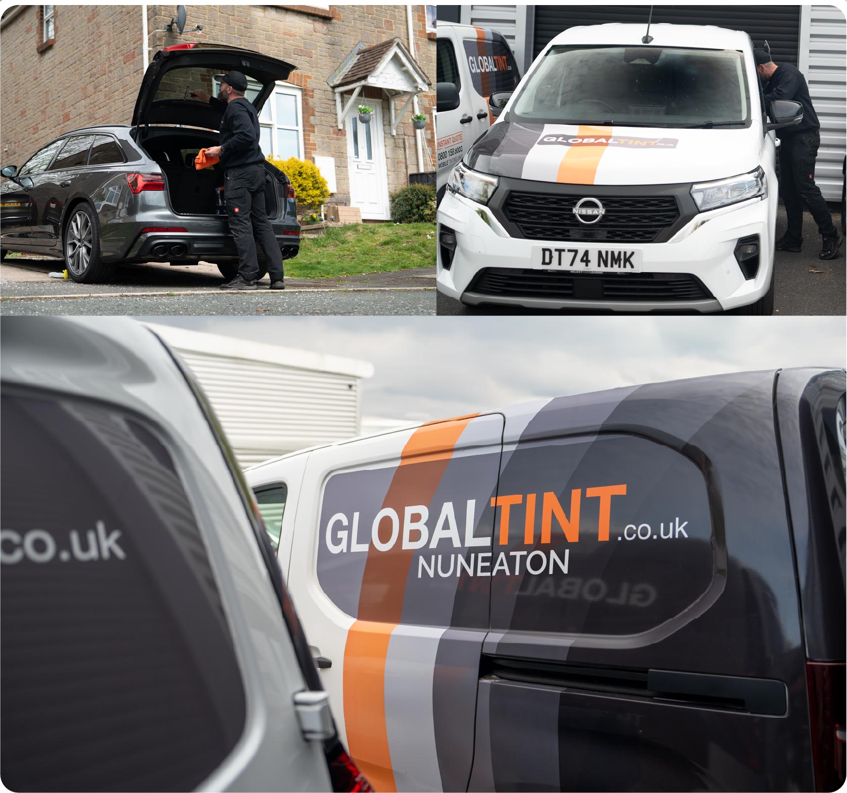 Mobile Window Tinting Expert Working in Nuneaton