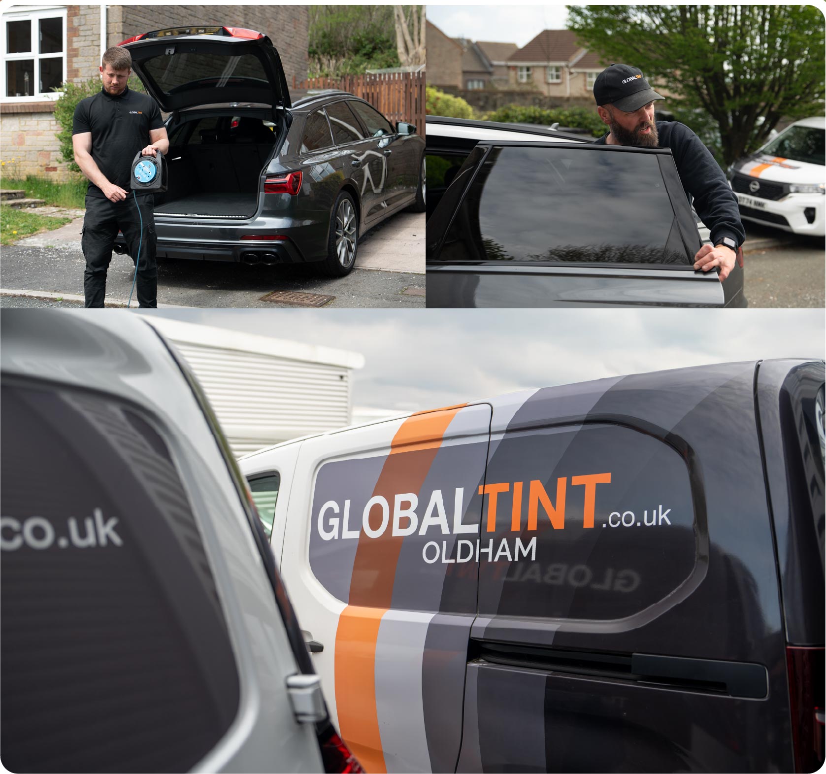 Mobile Window Tinting Expert Working in Oldham