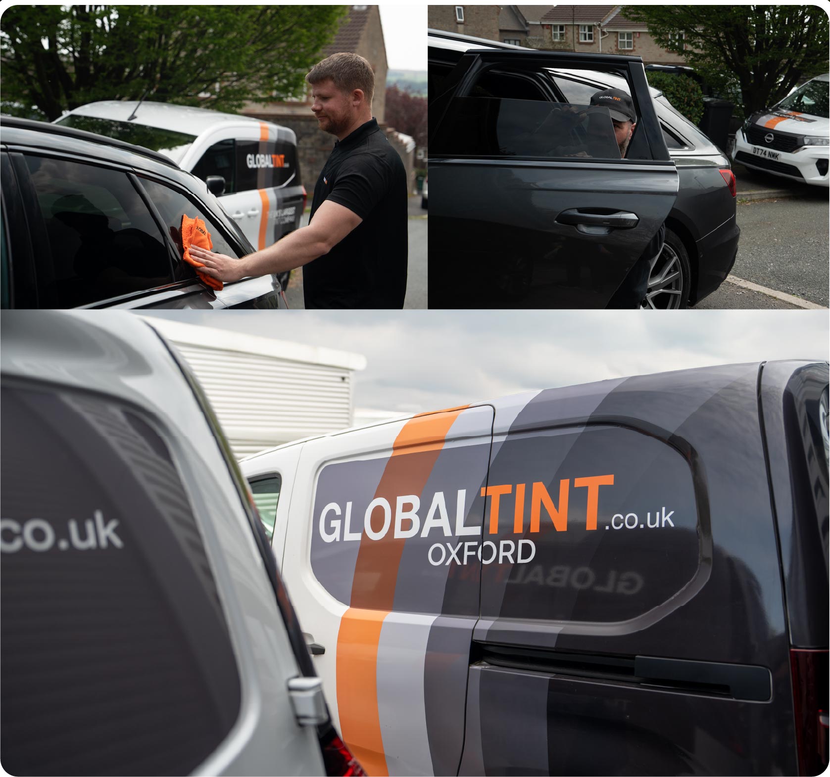 Mobile Window Tinting Expert Working in Oxford