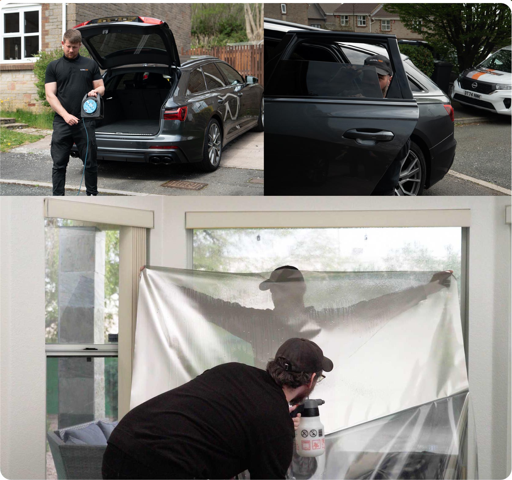 Home Window Film Expert Working in Paignton