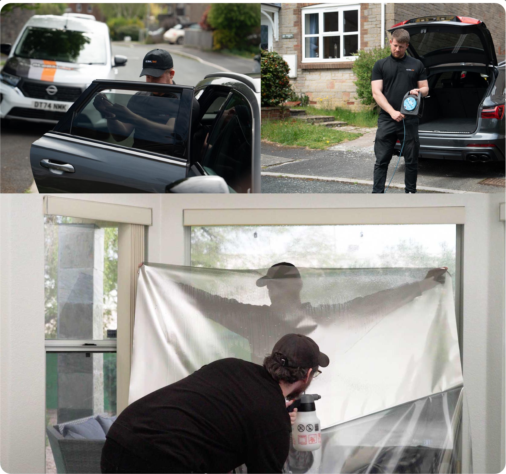 Home Window Film Expert Working in Plymouth