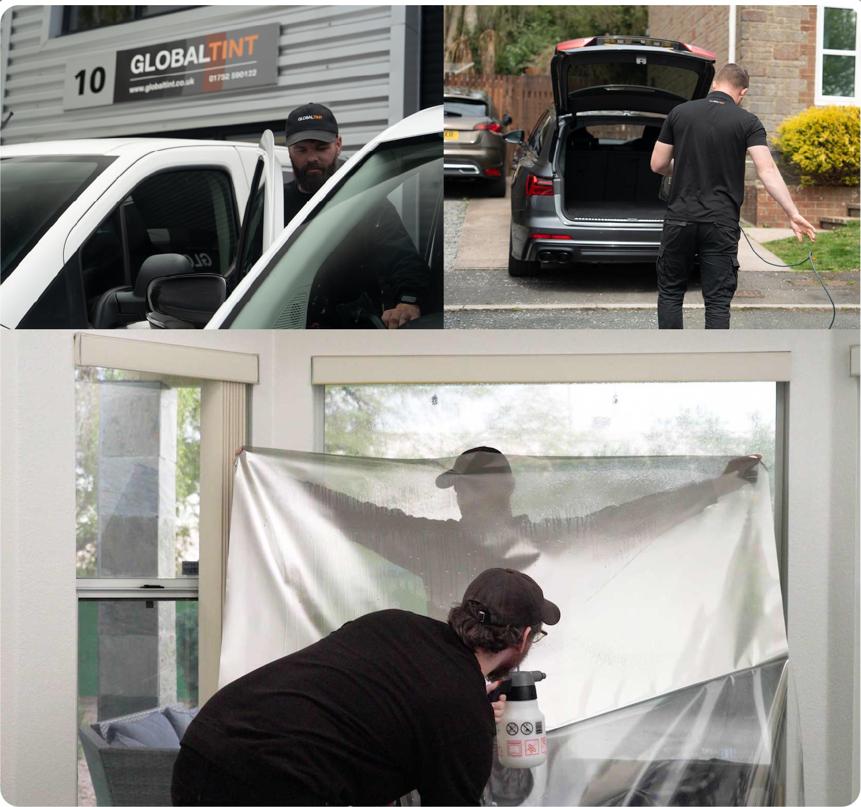 Home Window Film Expert Working in Poole