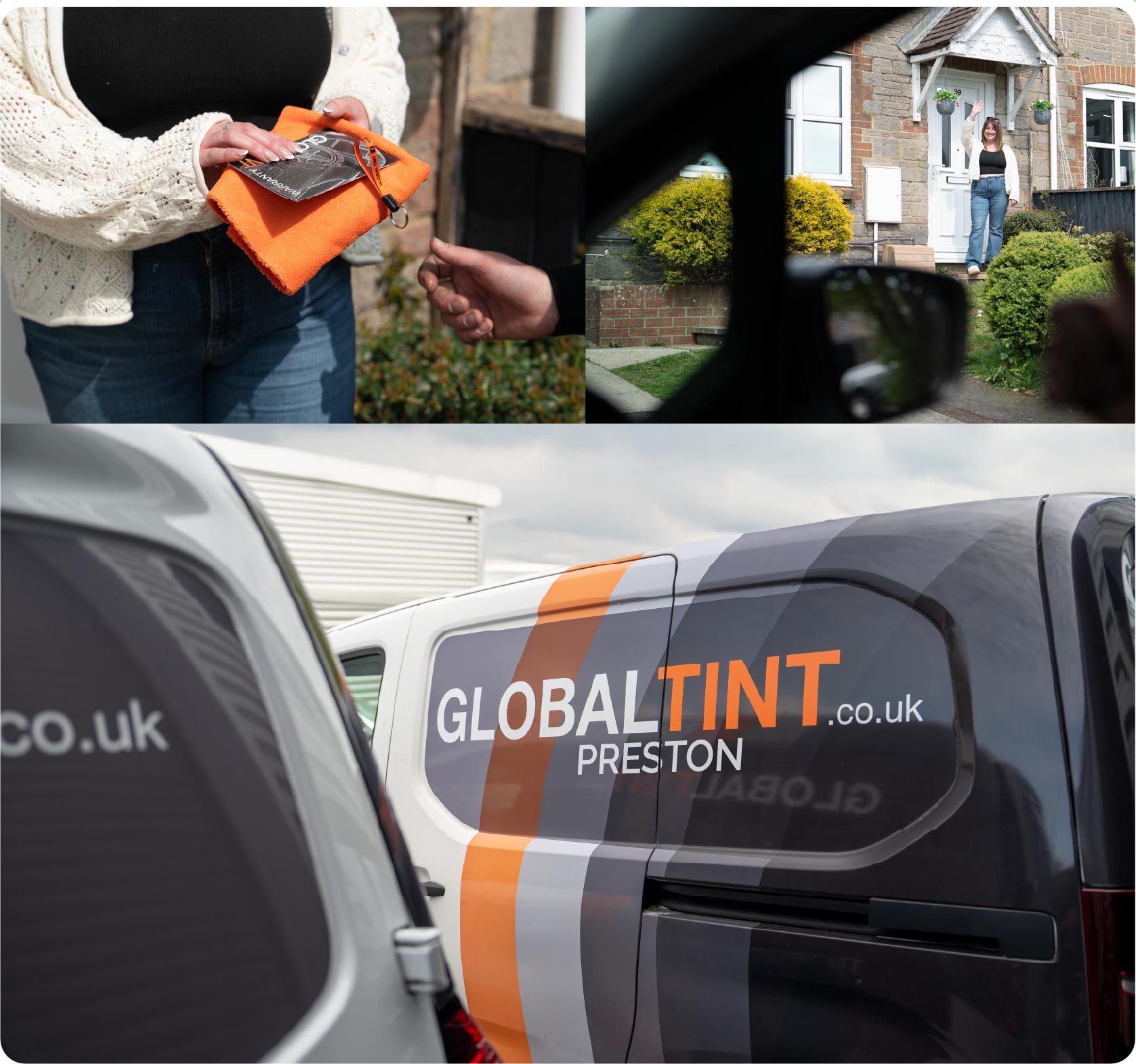 Mobile Window Tinting Expert Working in Preston