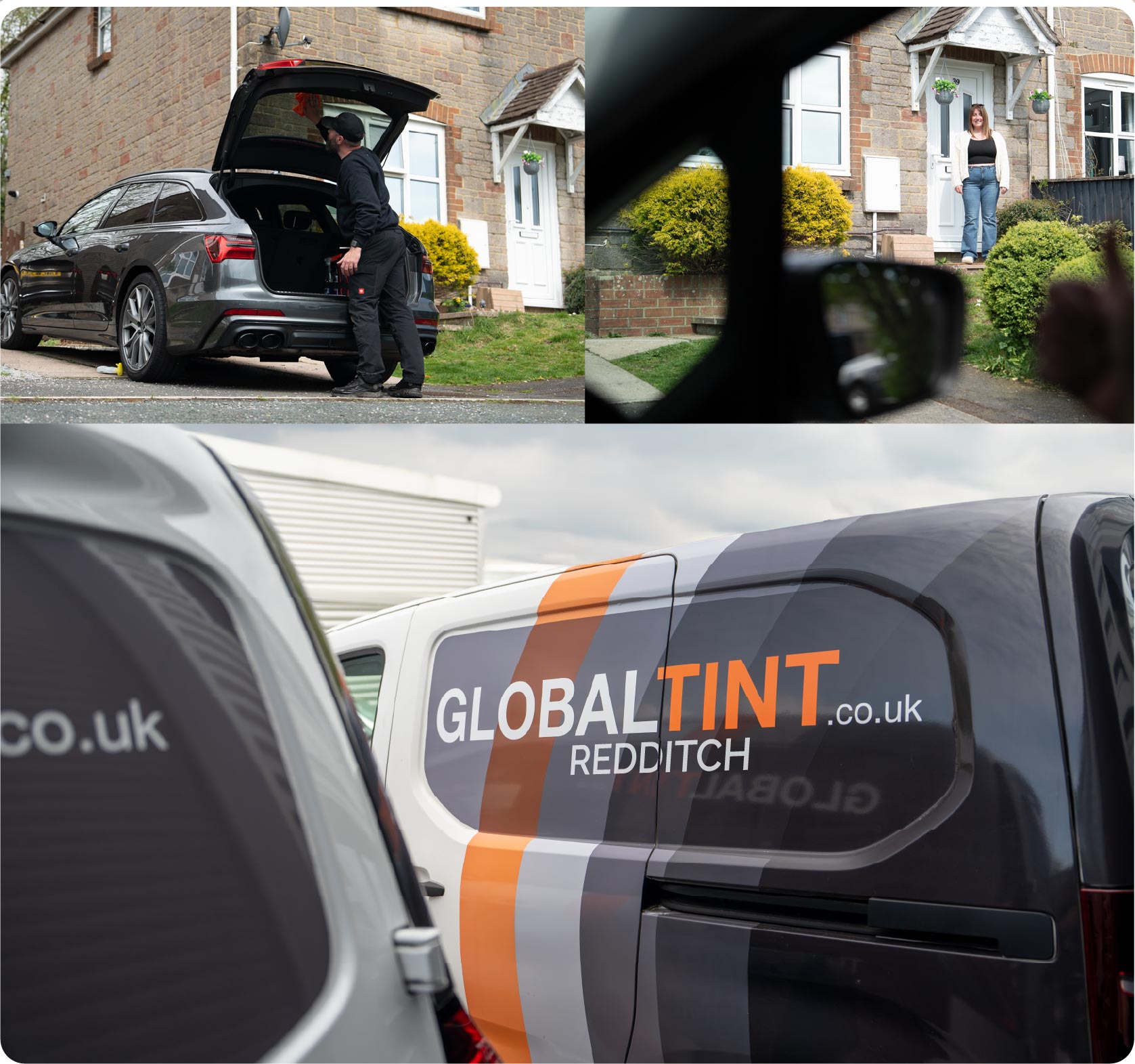 Mobile Window Tinting Expert Working in Redditch
