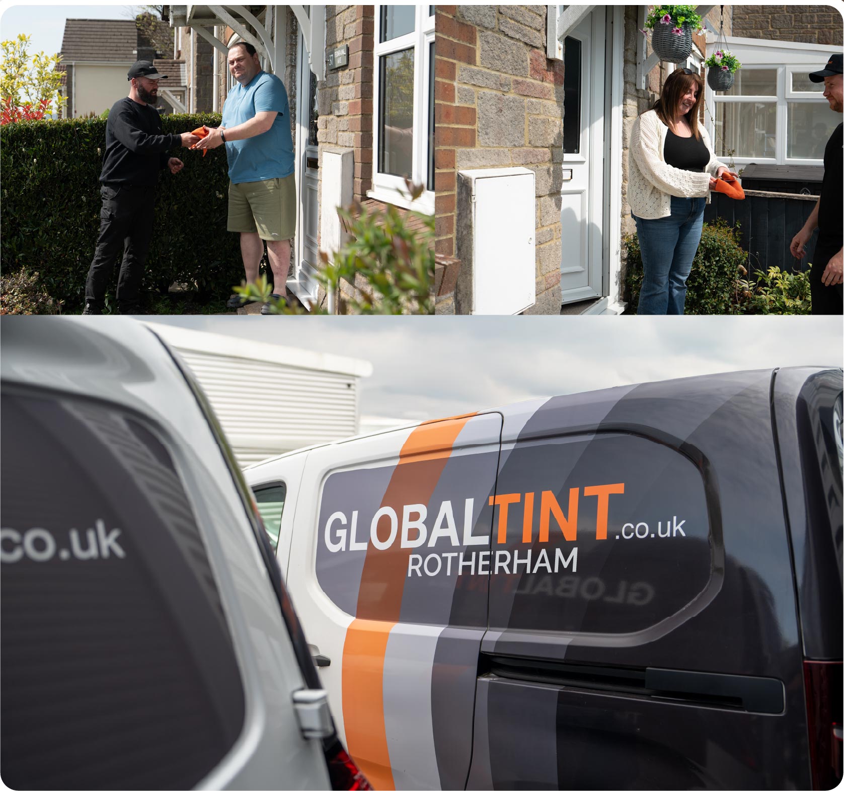 Mobile Window Tinting Expert Working in Rotherham