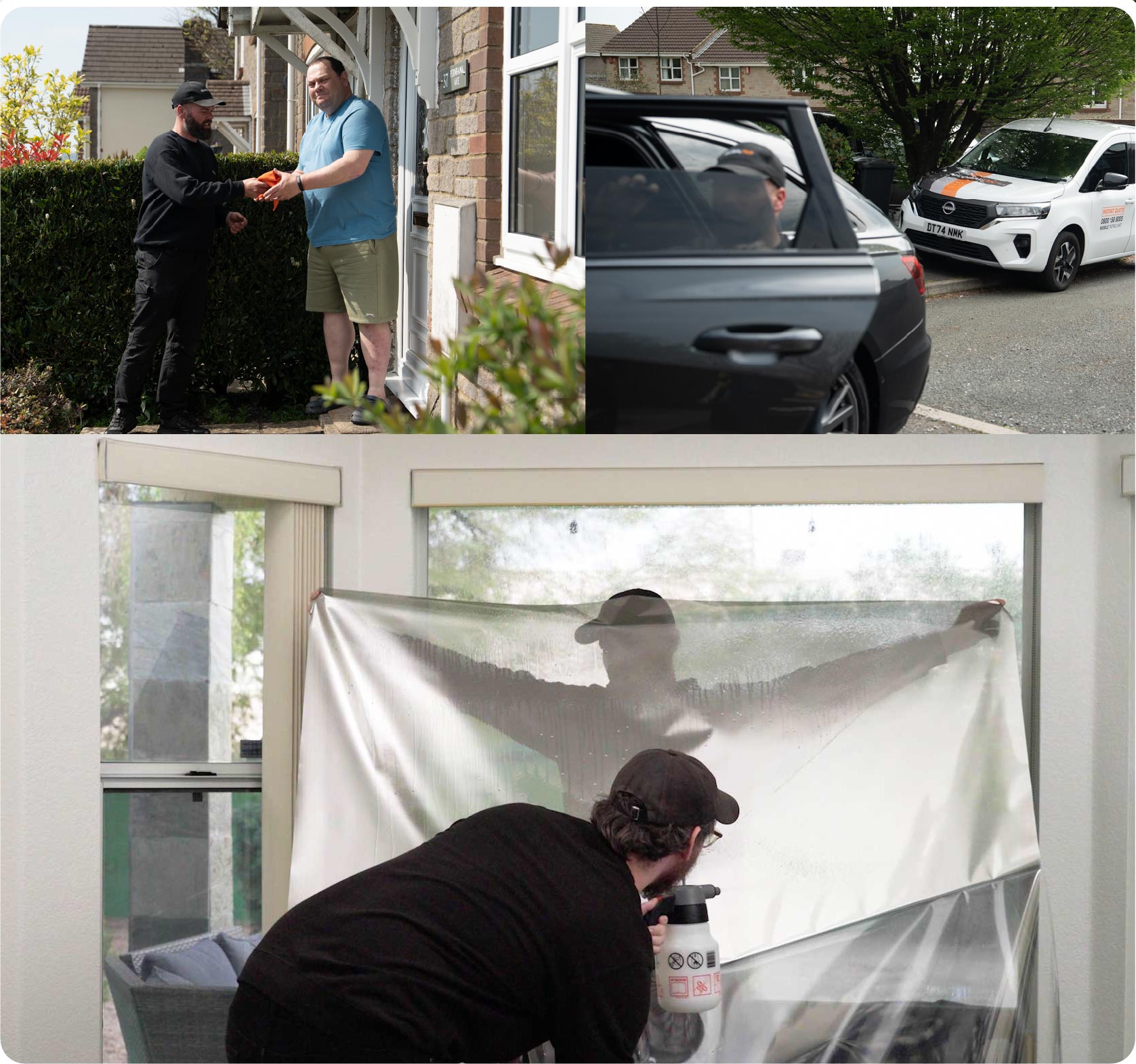 Home Window Film Expert Working in Salford