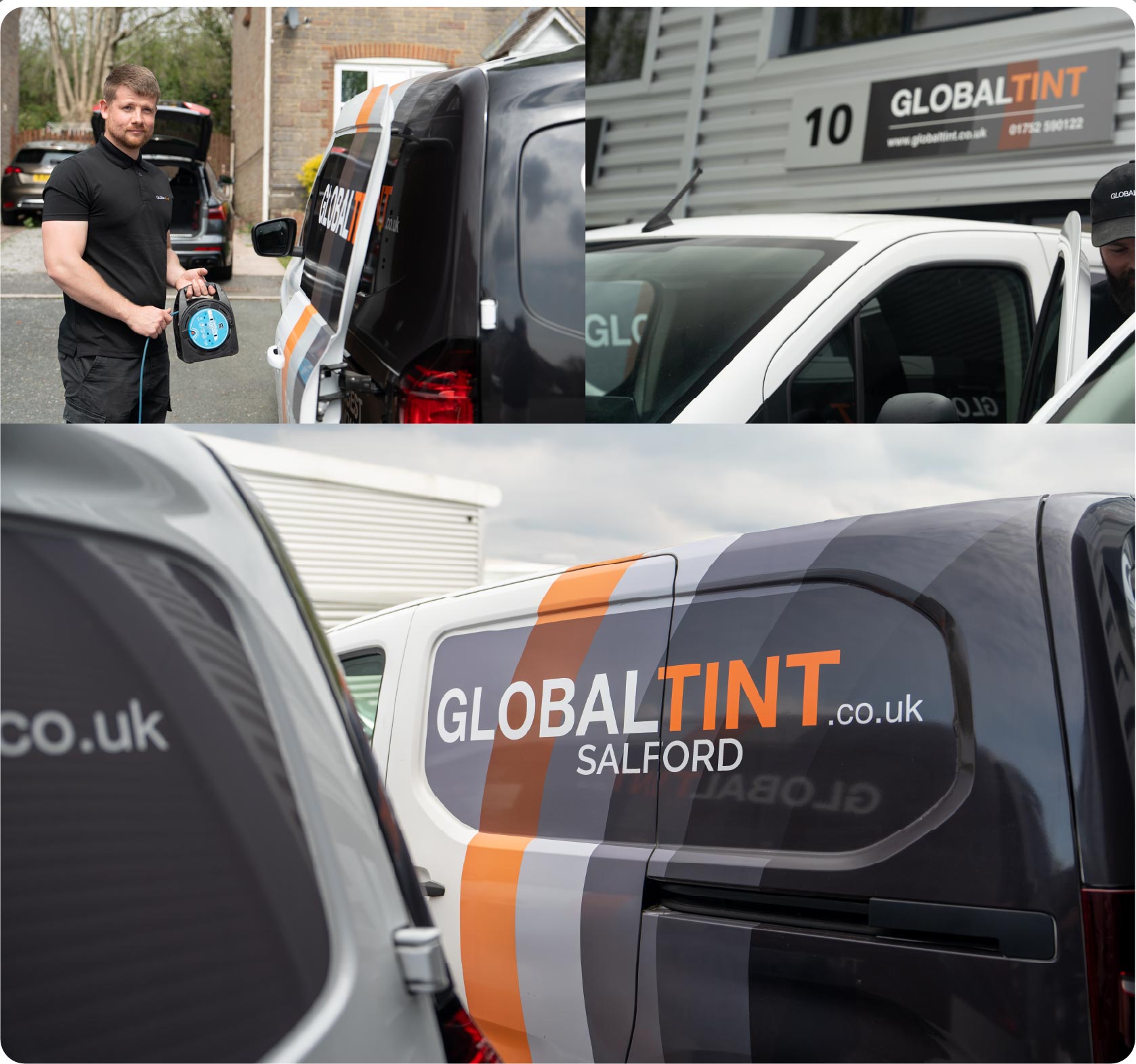 Mobile Window Tinting Expert Working in Salford