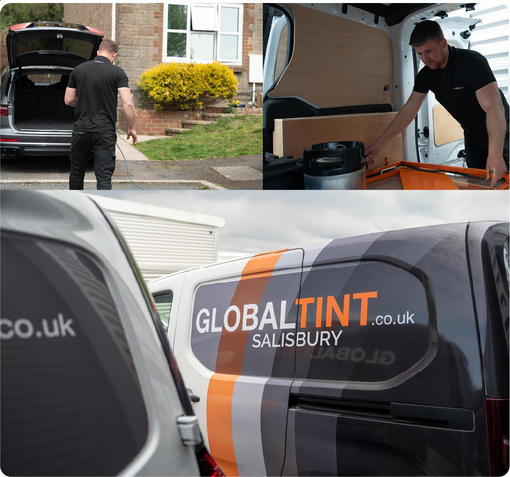 Mobile Window Tinting Expert Working in Salisbury