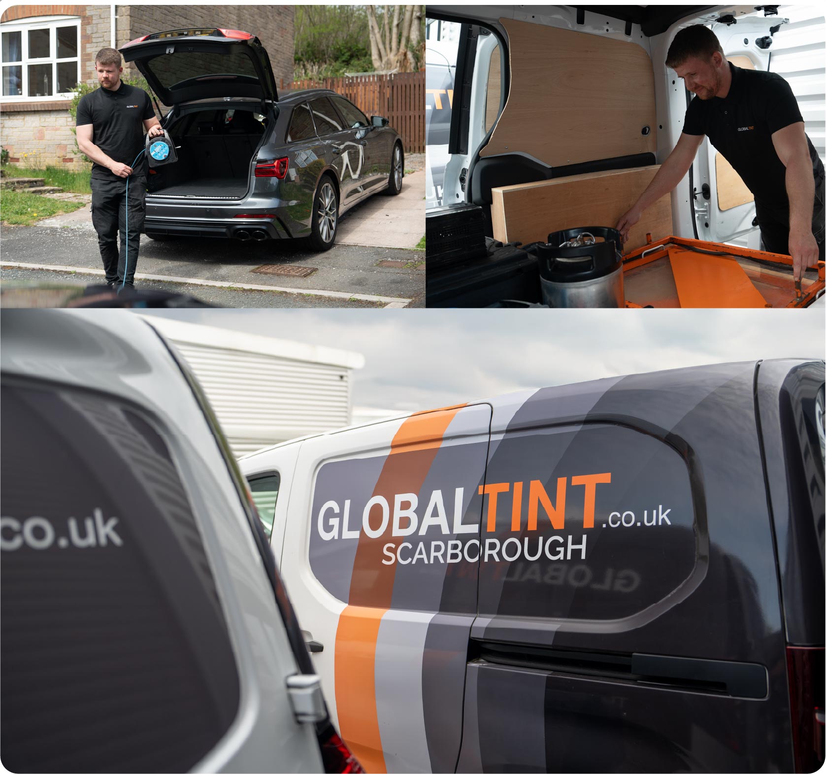 Mobile Window Tinting Expert Working in Scarborough