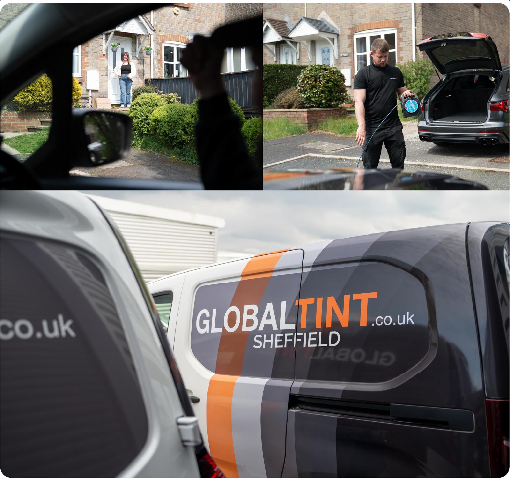 Mobile Window Tinting Expert Working in Sheffield