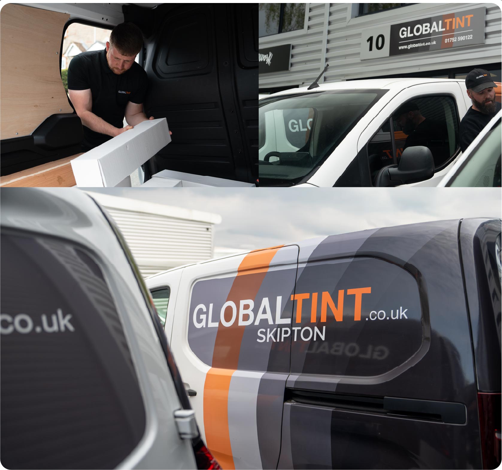 Mobile Window Tinting Expert Working in Skipton