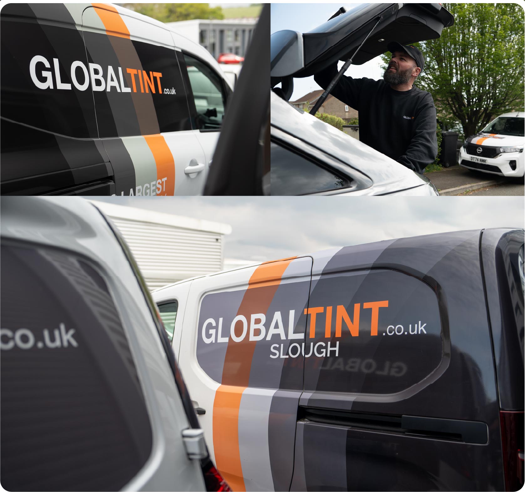 Mobile Window Tinting Expert Working in Slough