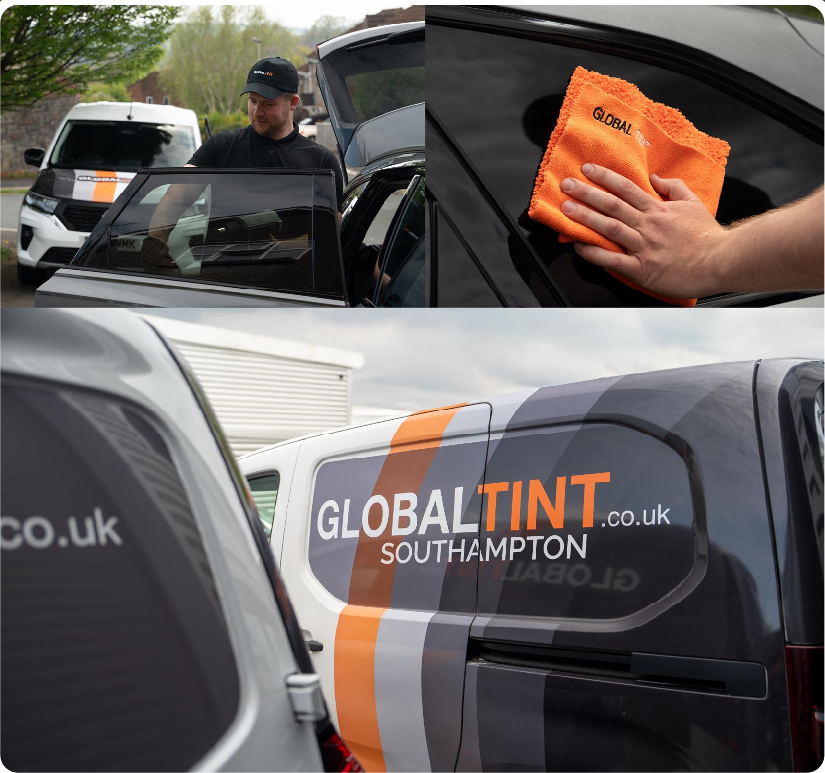 Window Tinting Expert Working in Southampton
