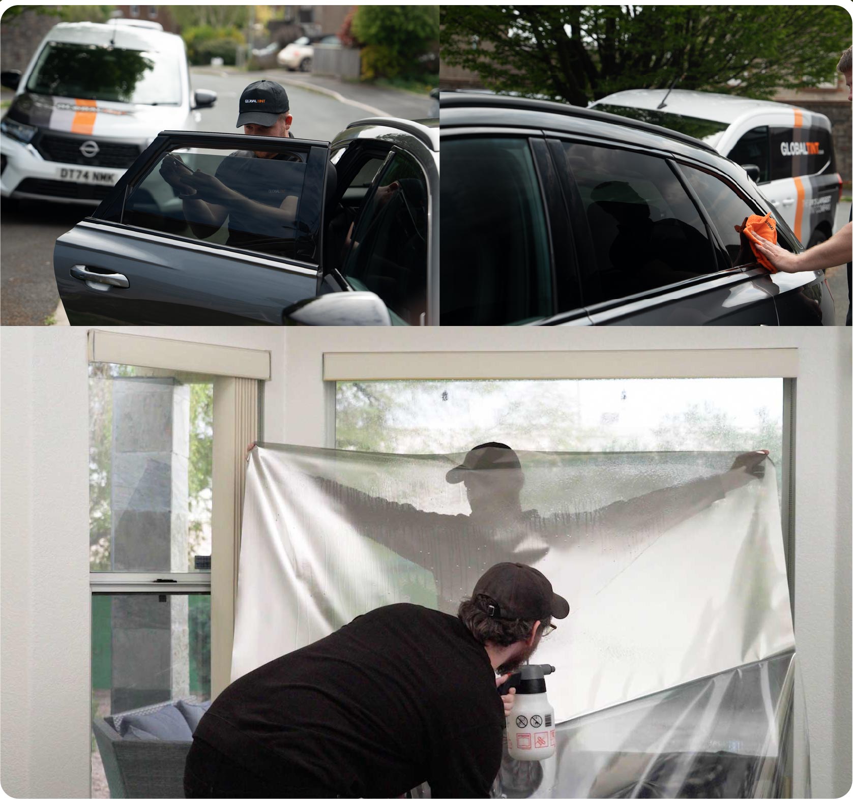 Home Window Film Expert Working in Stamford