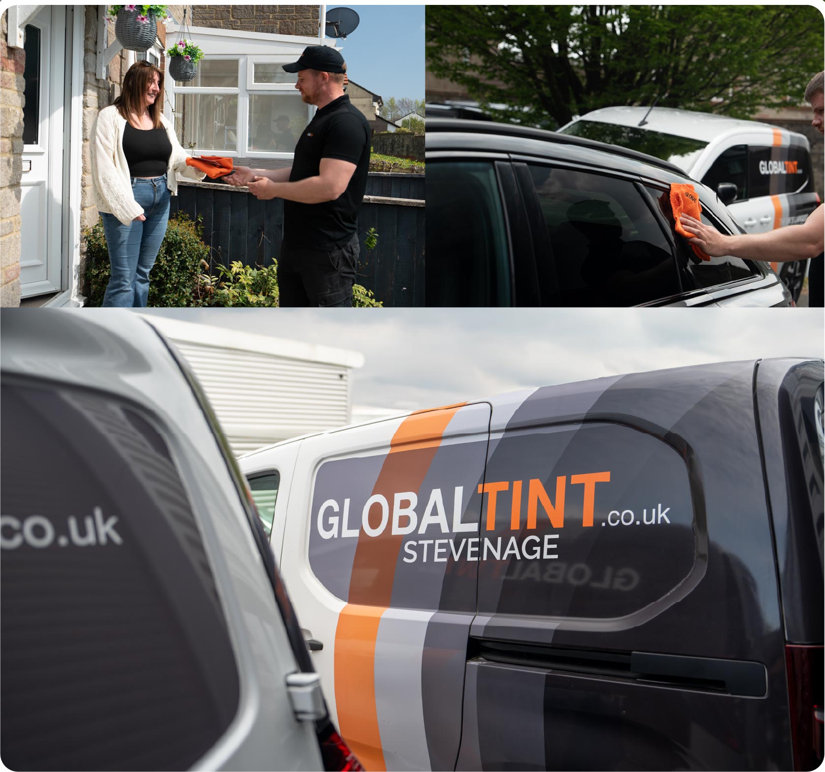Mobile Window Tinting Expert Working in Stevenage