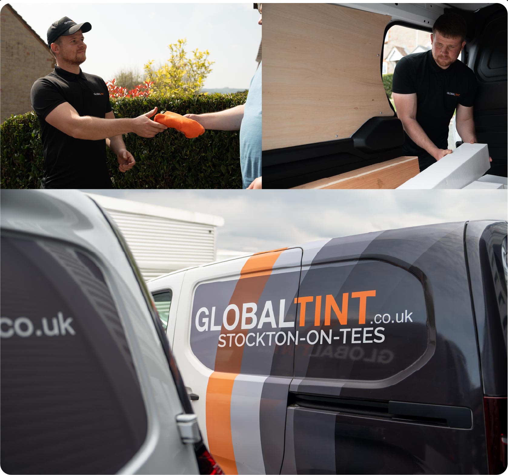 Mobile Window Tinting Expert Working in Stockton-on-Tees