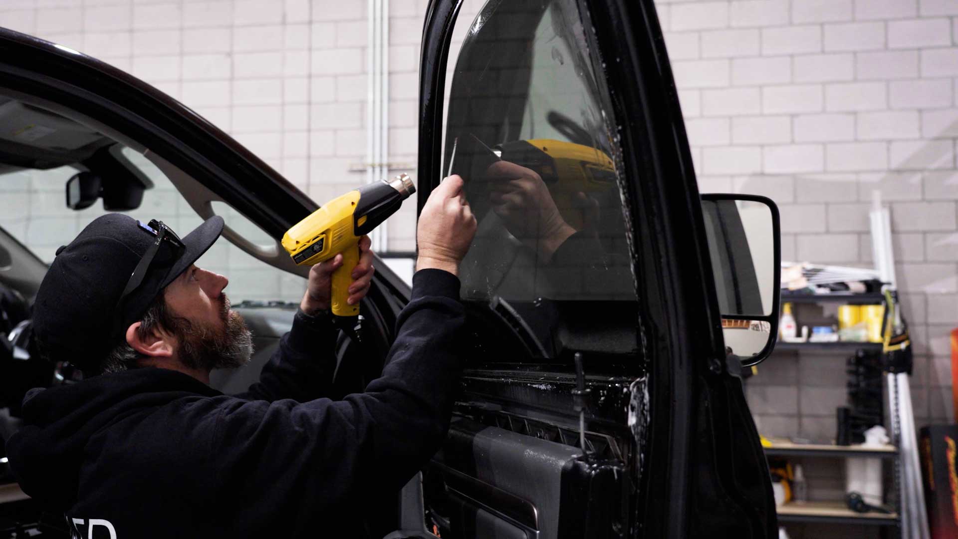 Mobile Tinting Technician from Stoke-on-Trent Working On-Site