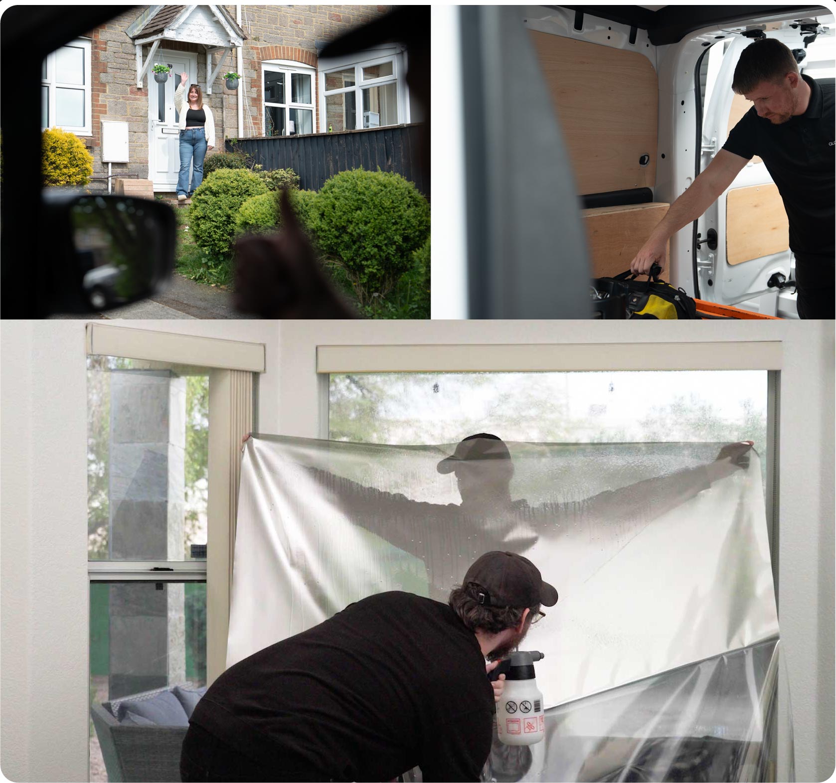 Home Window Film Expert Working in Stretford