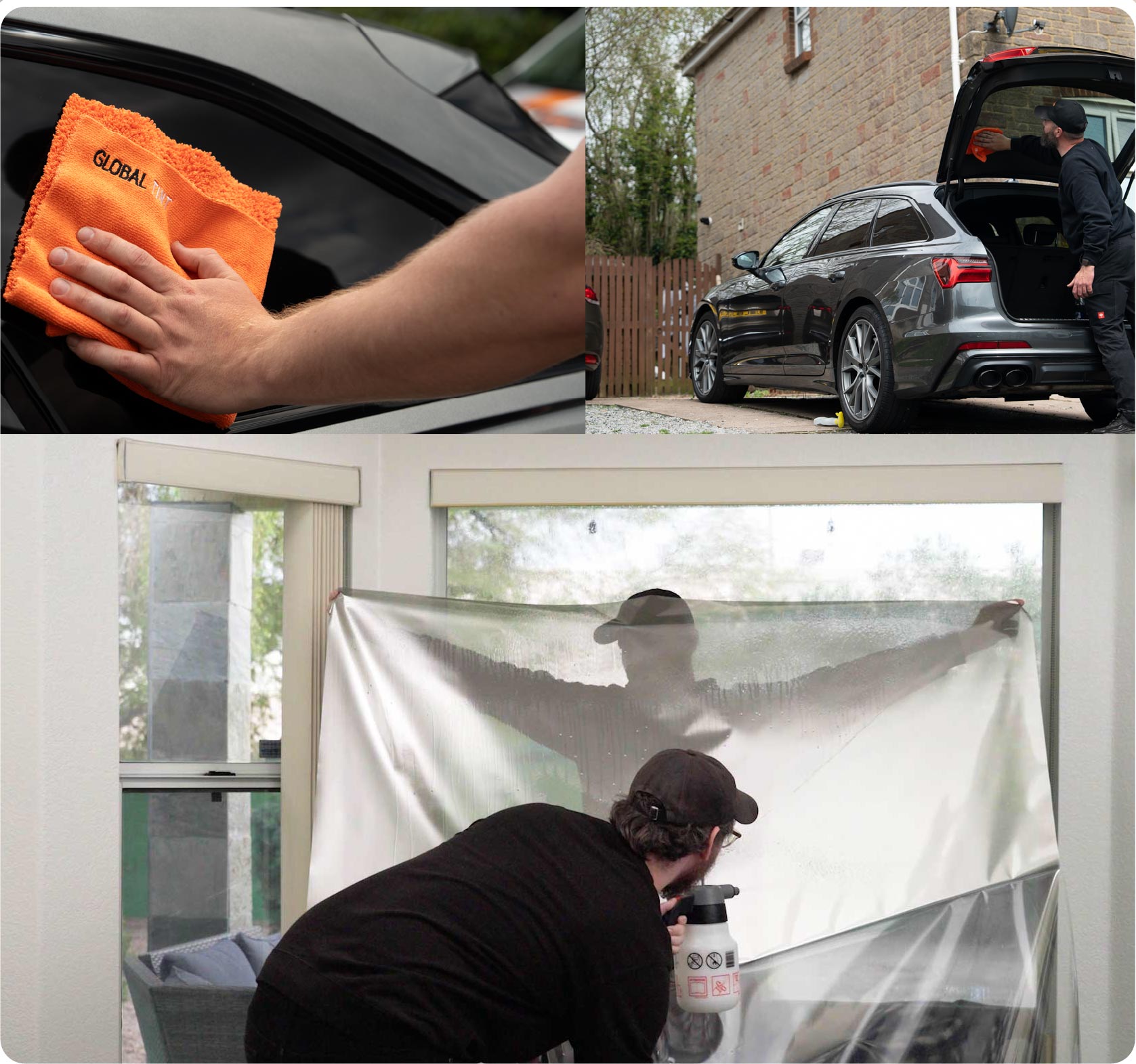 Home Window Film Expert Working in Stroud