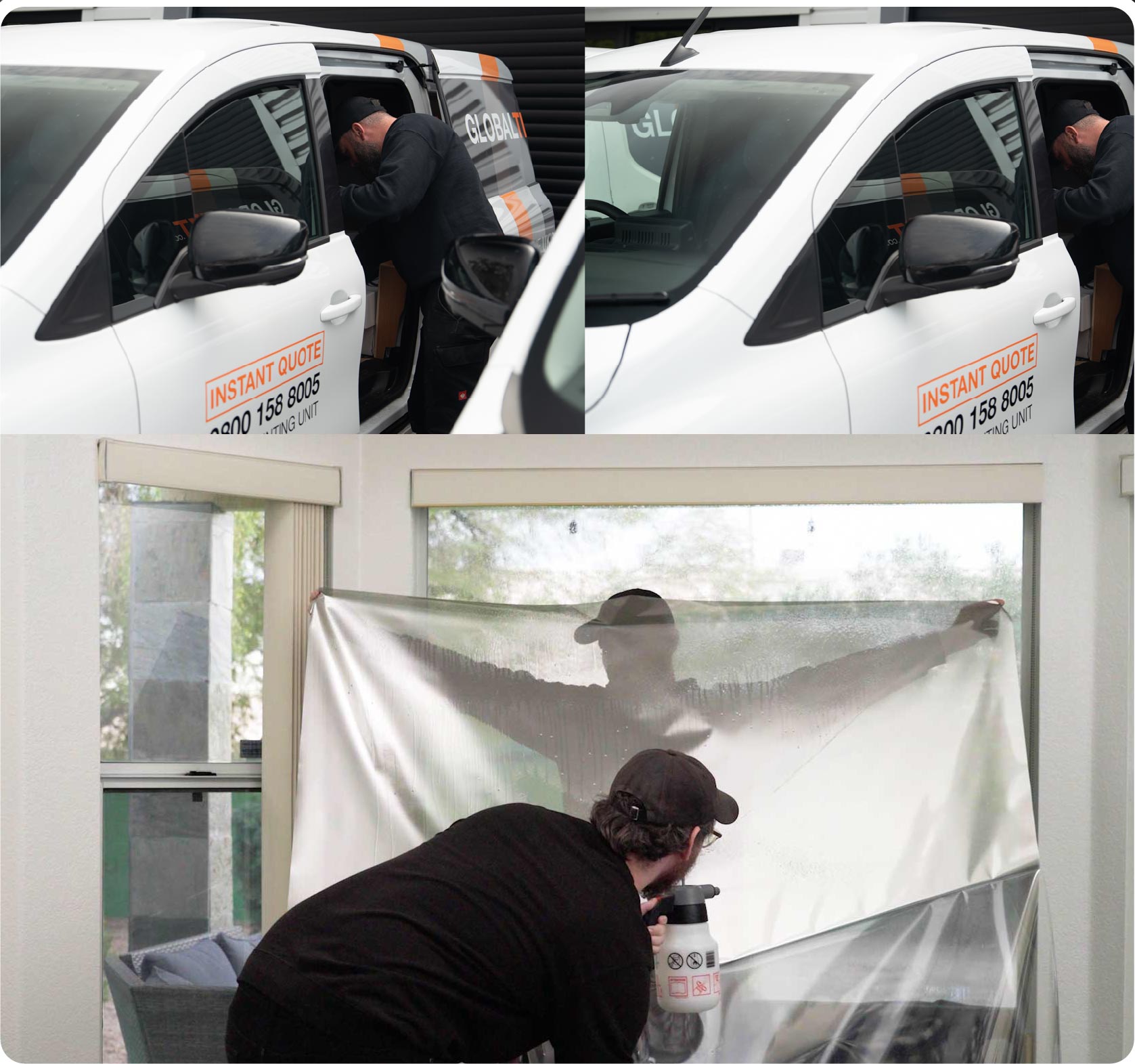 Home Window Film Expert Working in Taunton