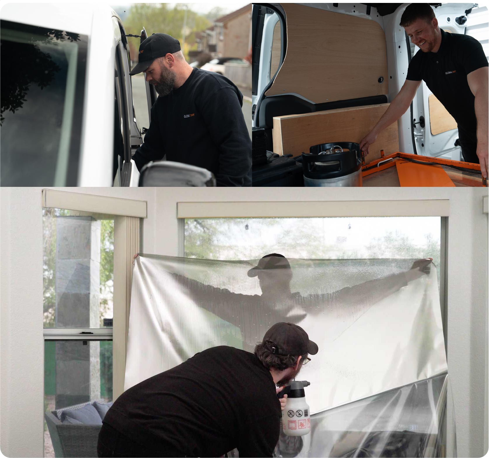Home Window Film Expert Working in Telford
