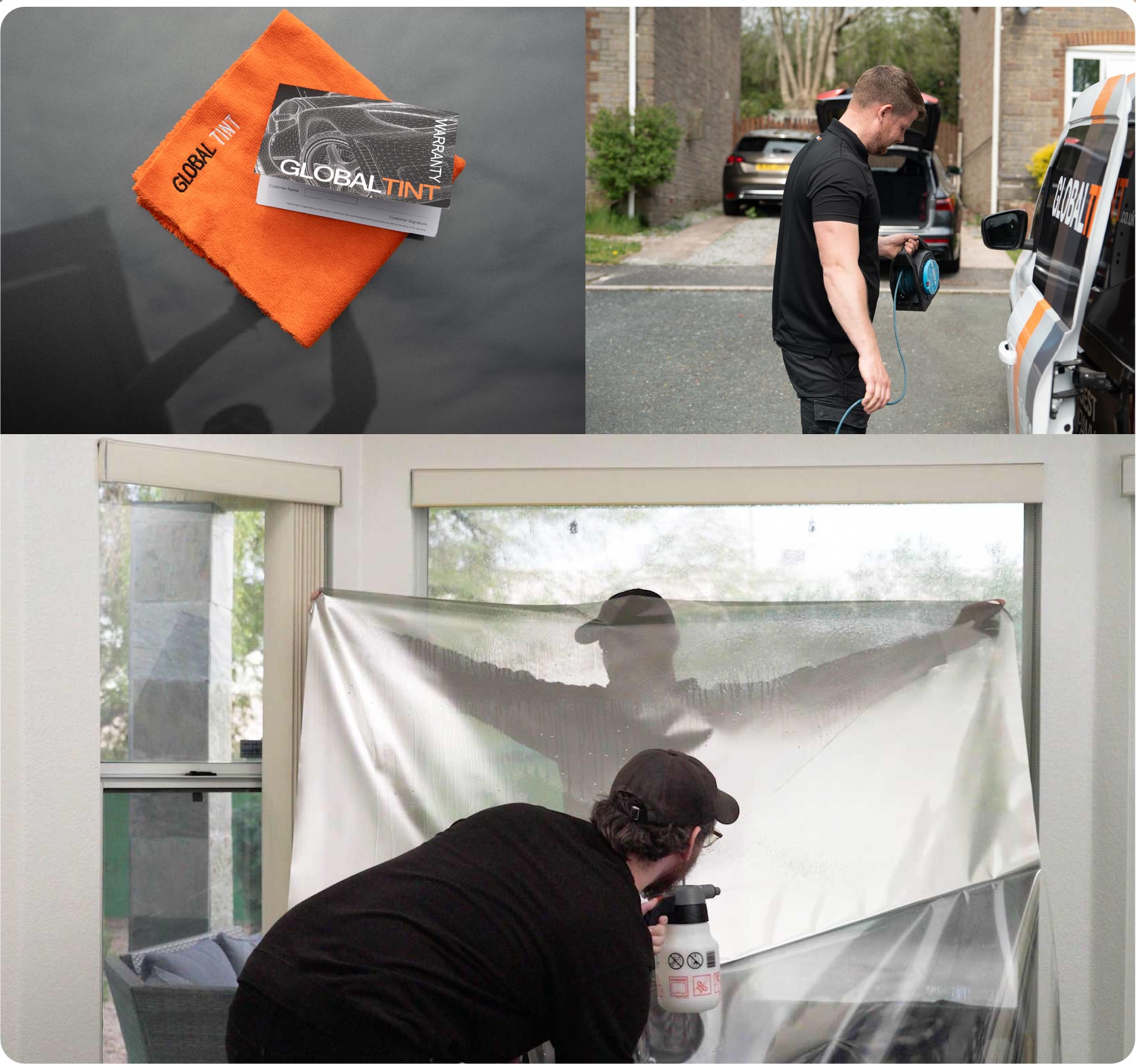 Home Window Film Expert Working in Torquay