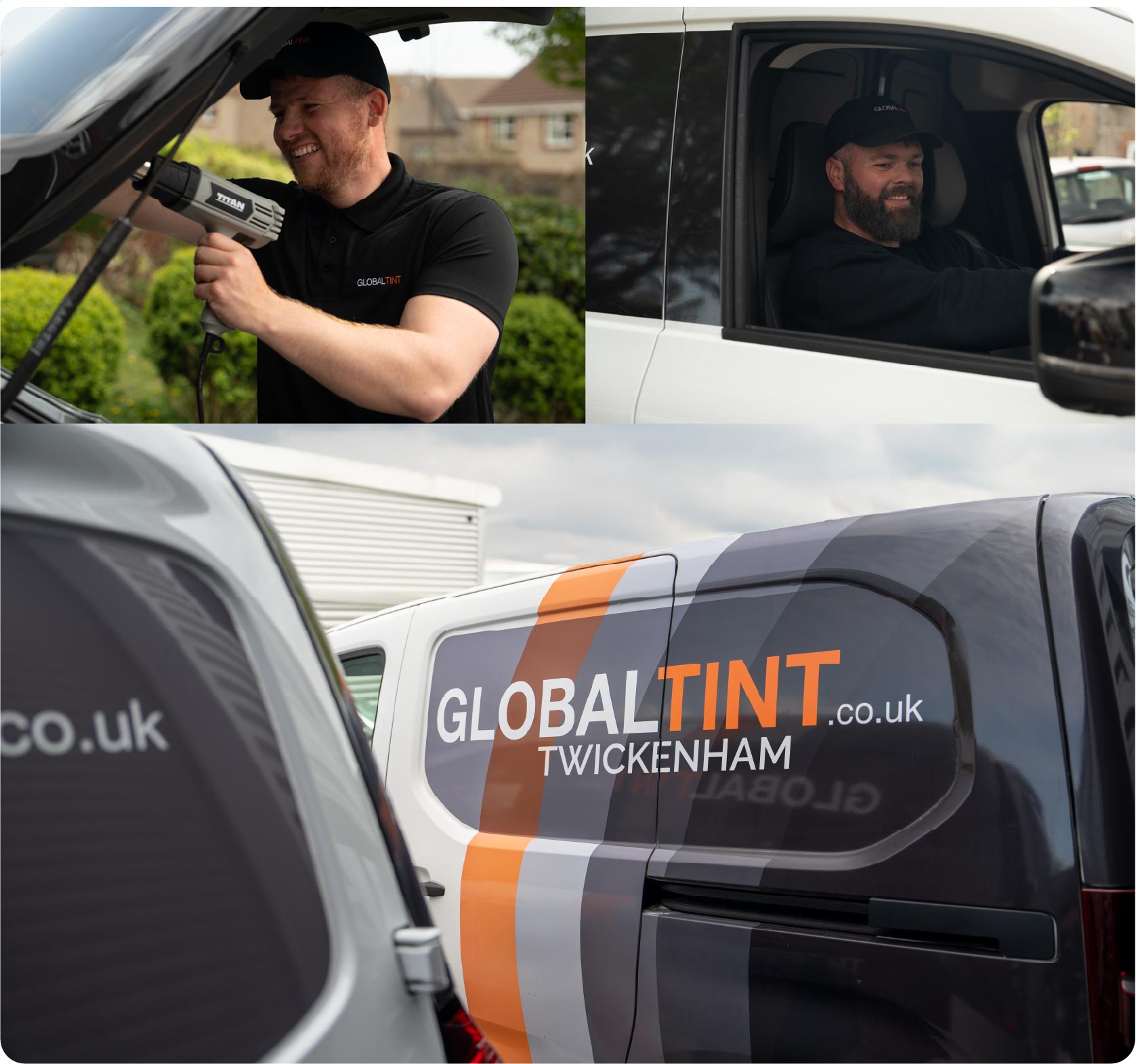 Mobile Window Tinting Expert Working in Twickenham