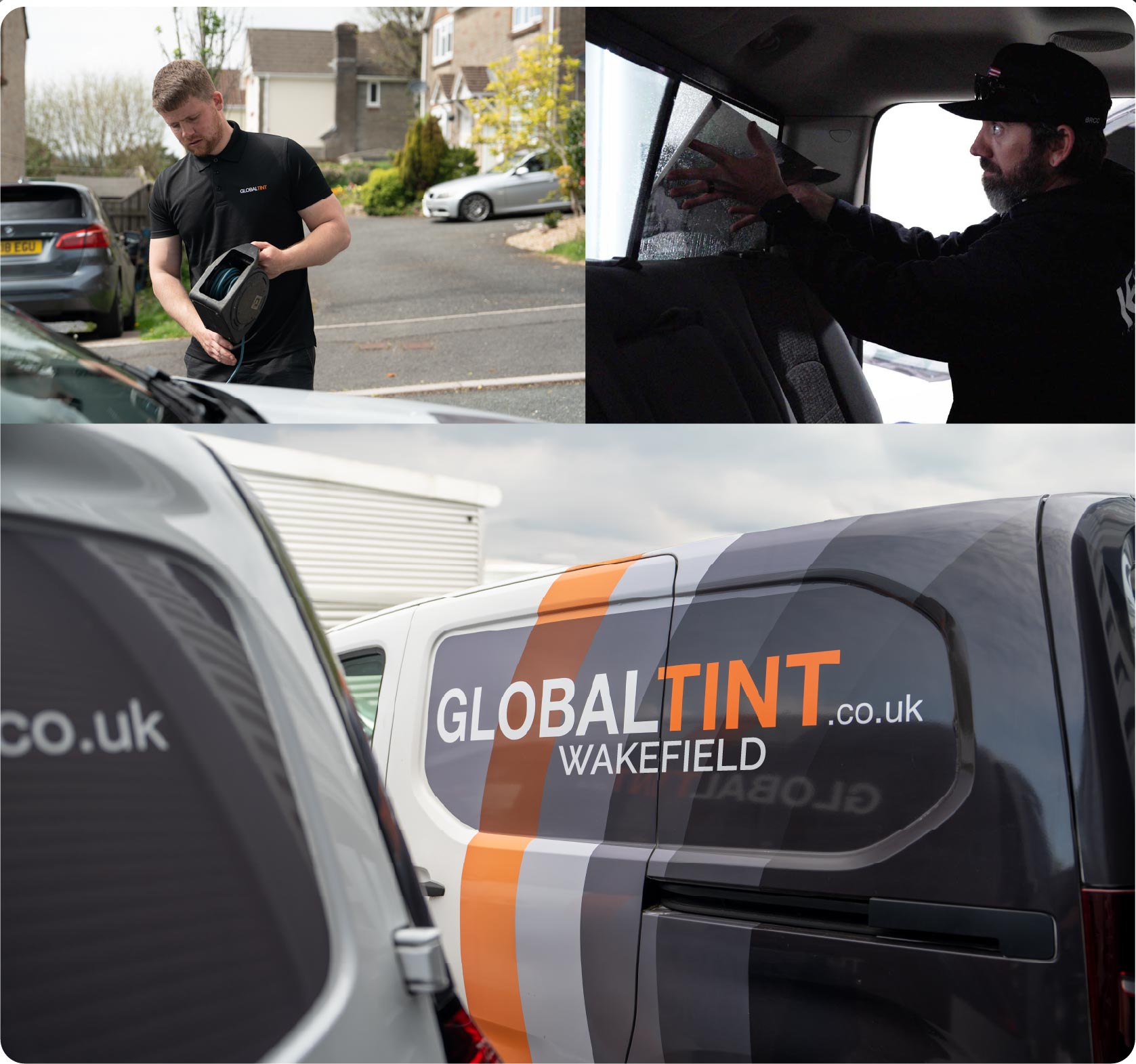 Mobile Window Tinting Expert Working in Wakefield