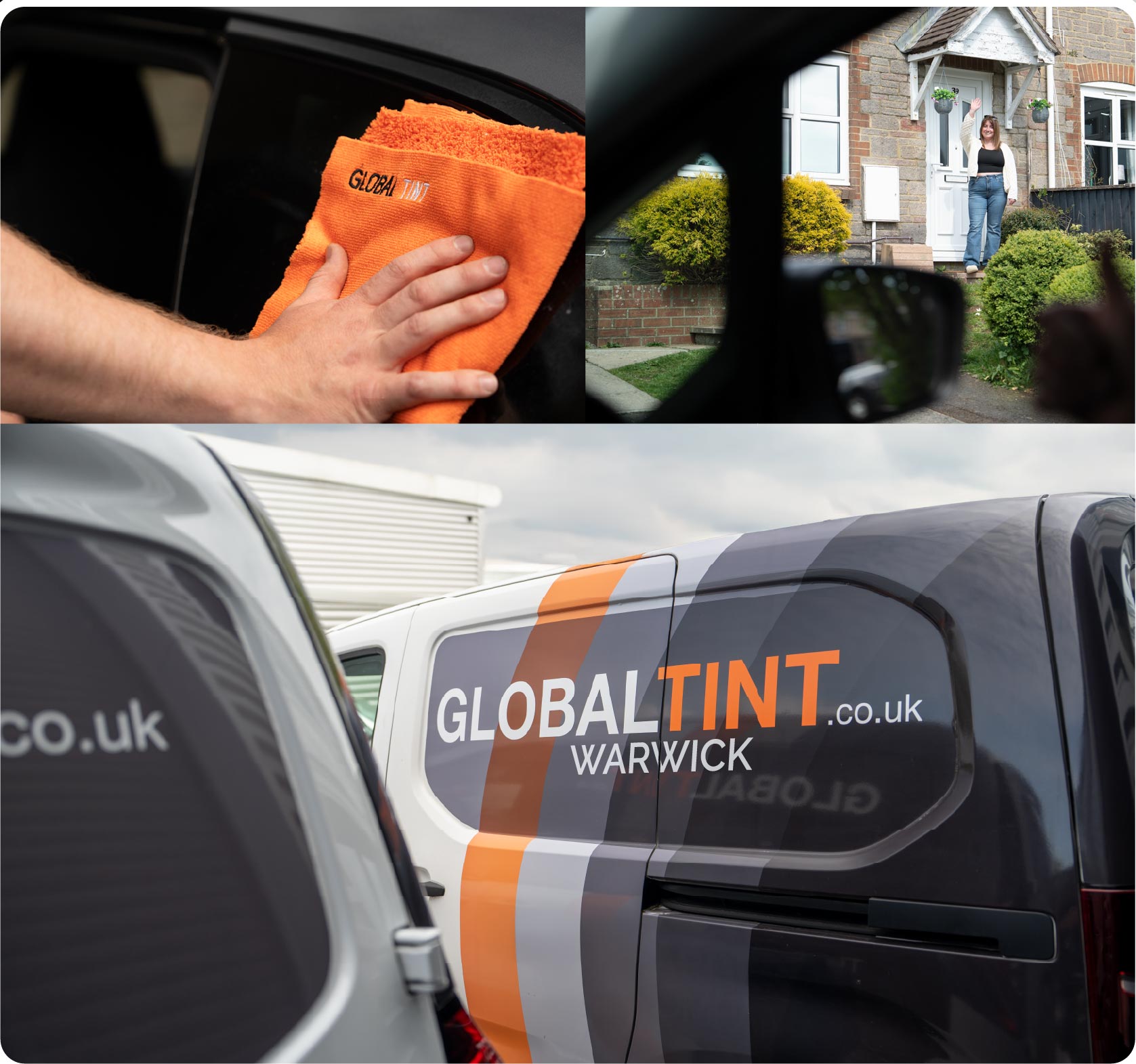 Mobile Window Tinting Expert Working in Warwick